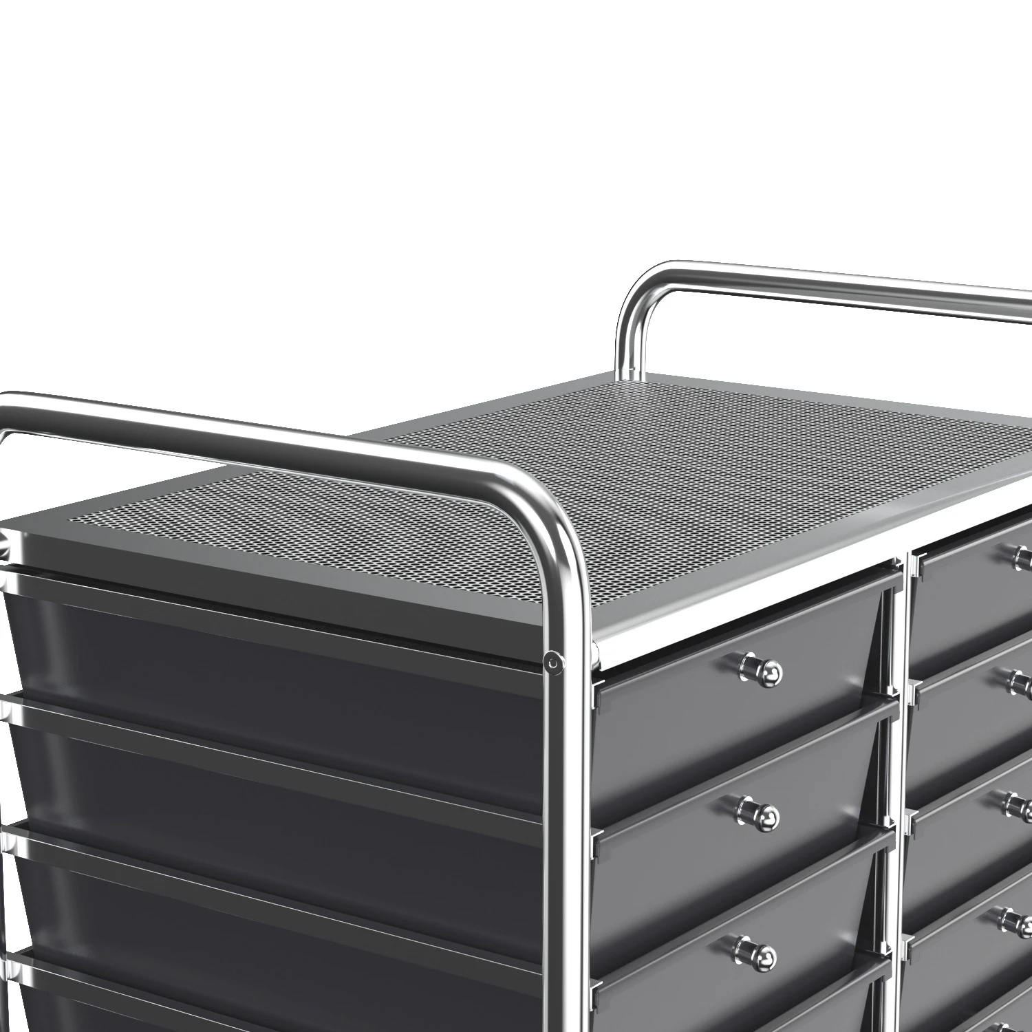 Offex Kids 14 Drawer Mobile Organizer 3D Model_05