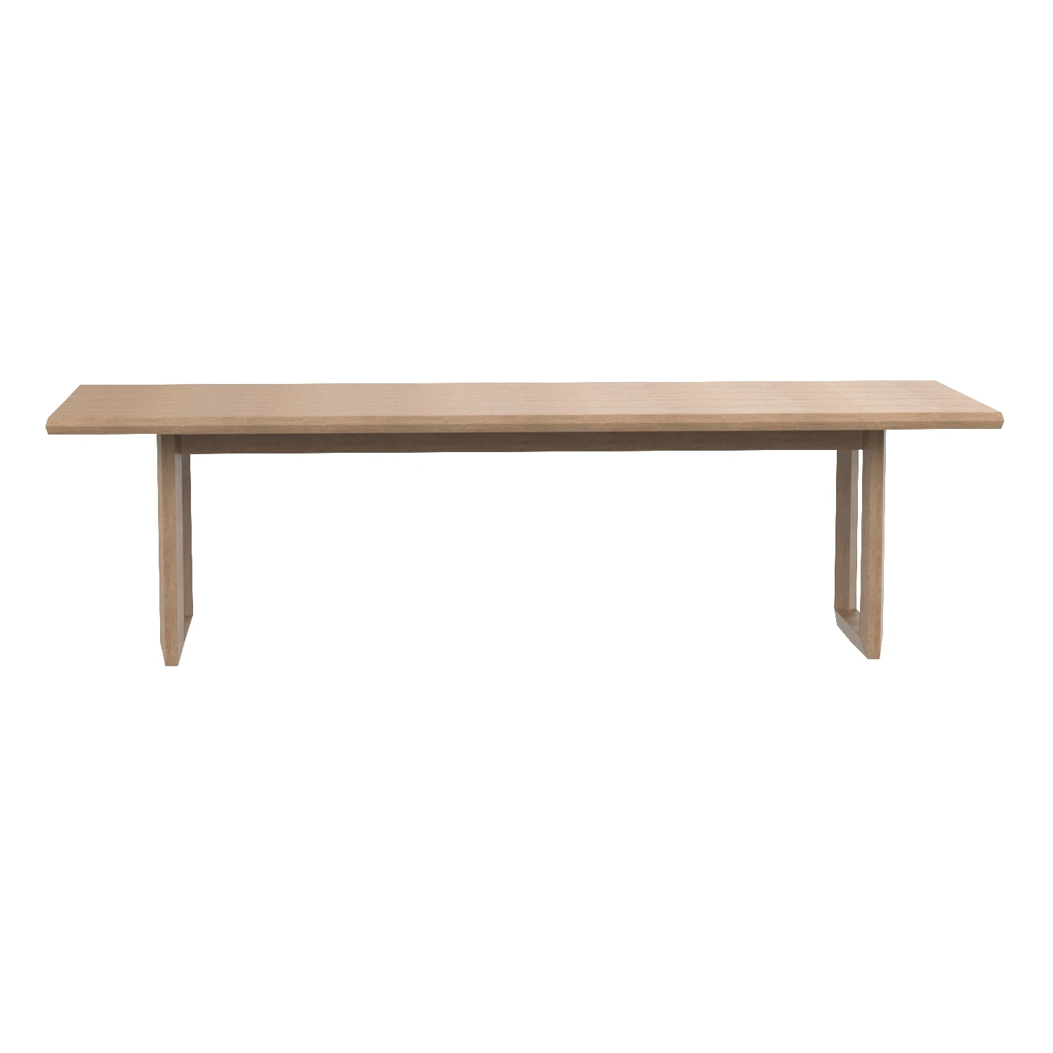 Paloma Teak Rectangular Dining Table 3D Model_06