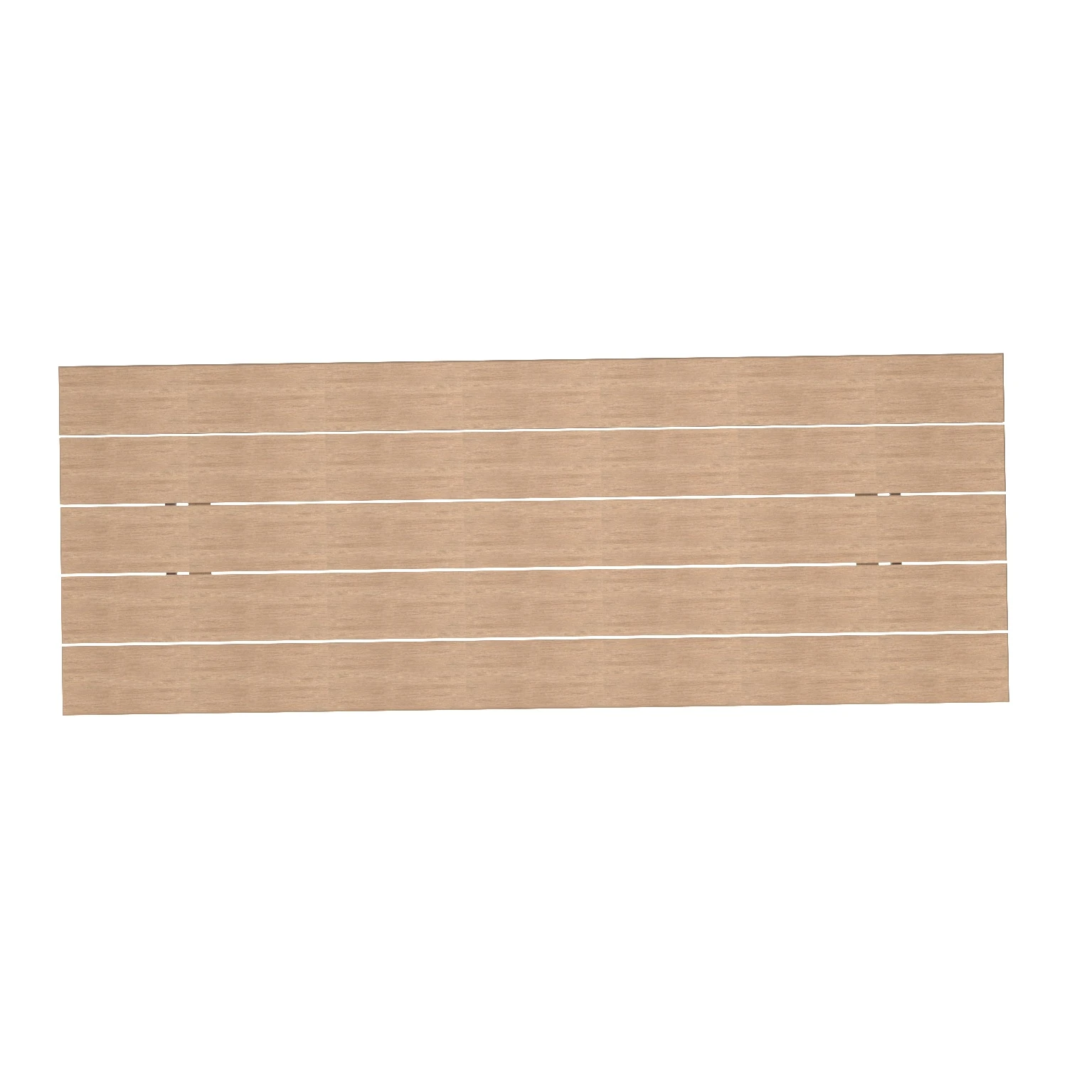 Paloma Teak Rectangular Dining Table 3D Model_04