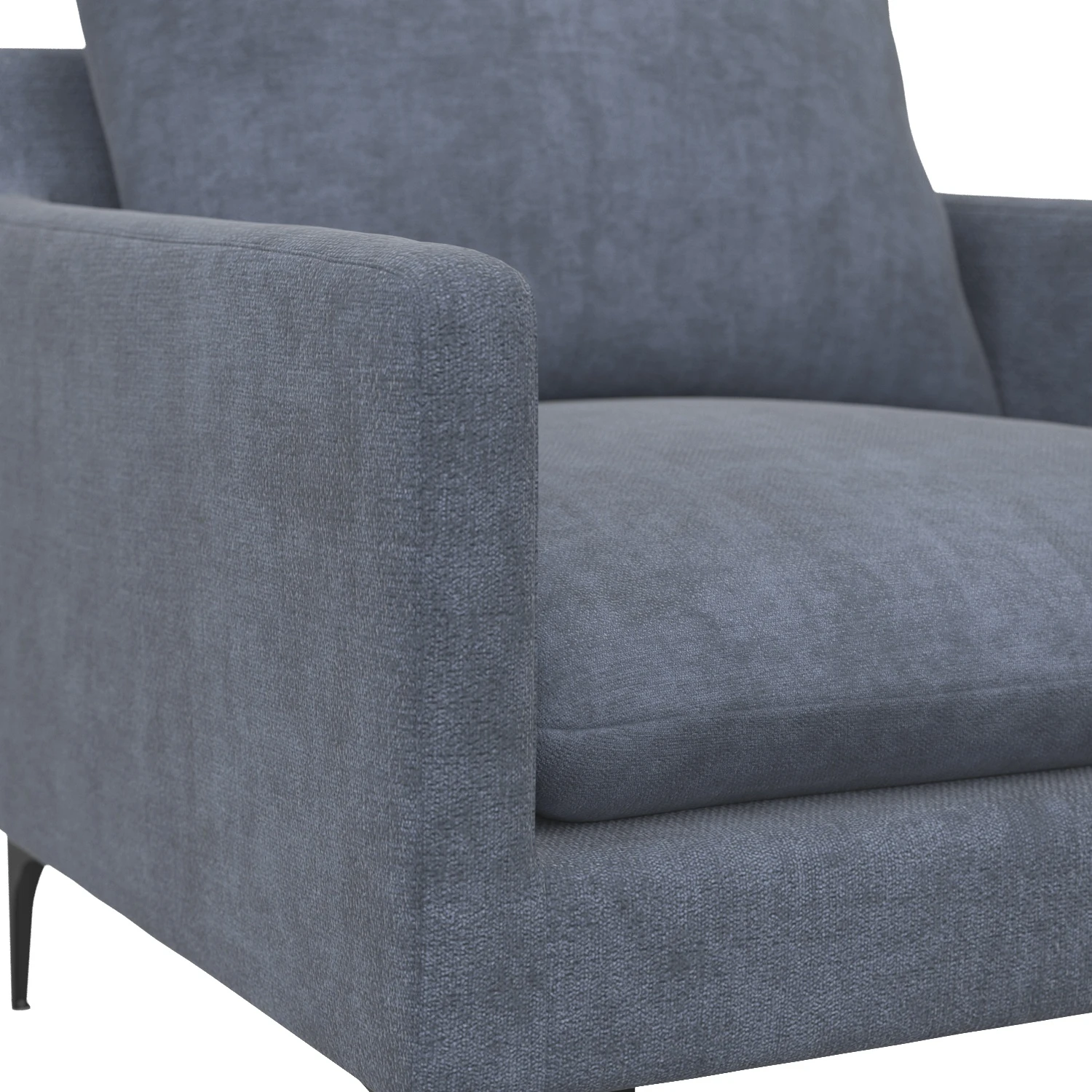 Paris Armchair Blue 3D Model_05