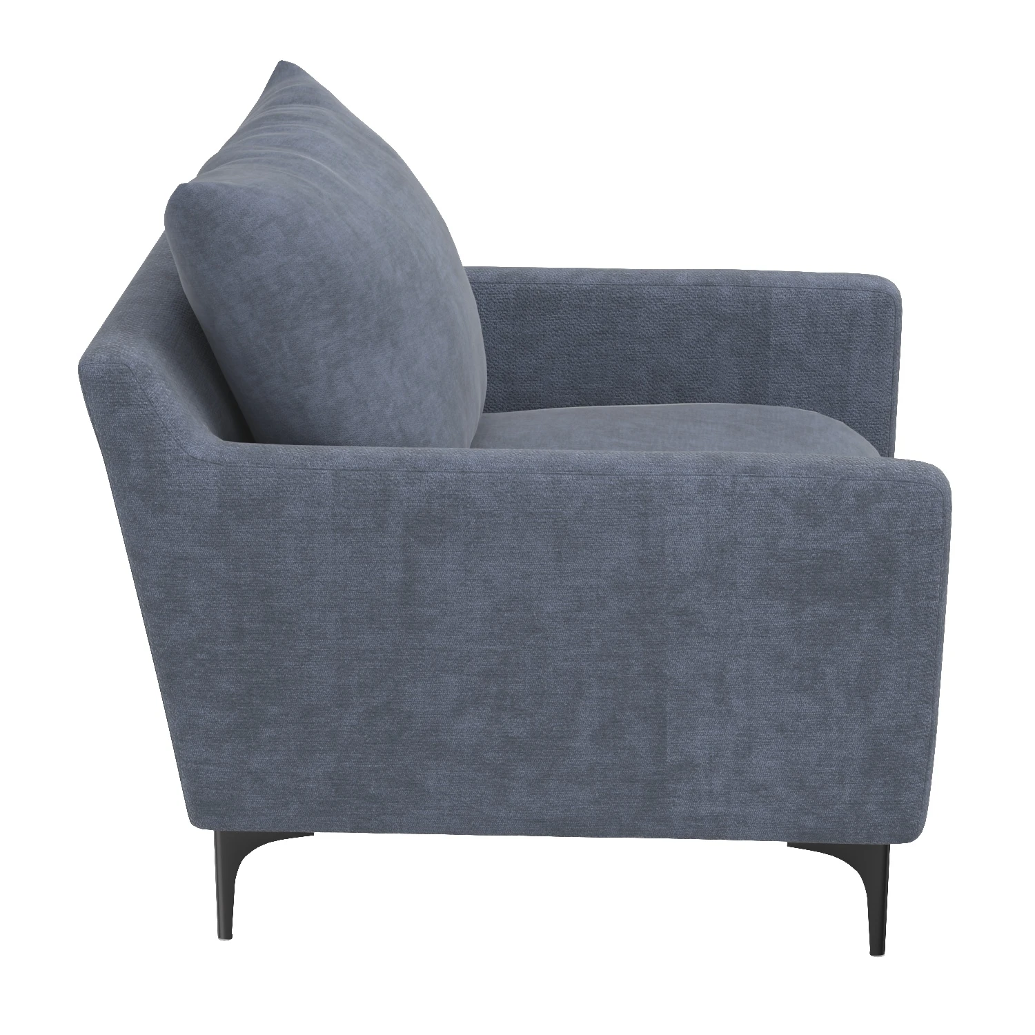Paris Armchair Blue 3D Model_03