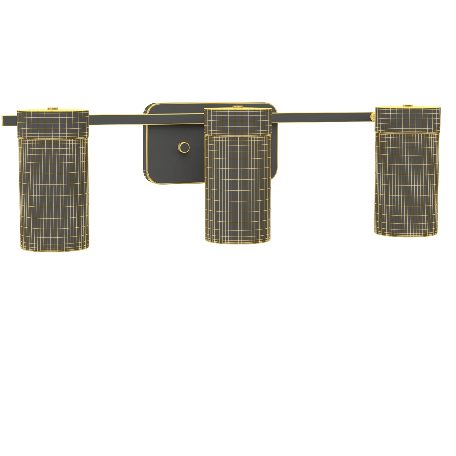 Progress Lighting Elevate Collection 3light Bathroom Vanity Light 3D Model_07