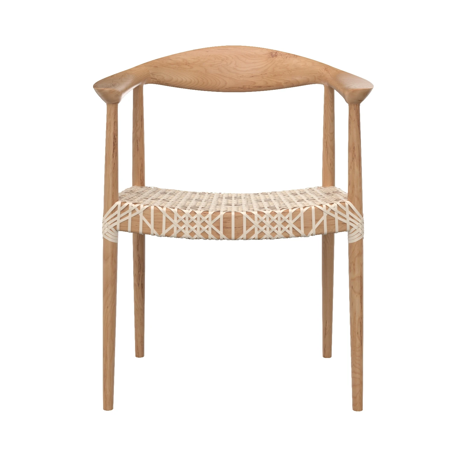 Safavieh Bandelier Nautical Woven Arm Chair 3D Model_01