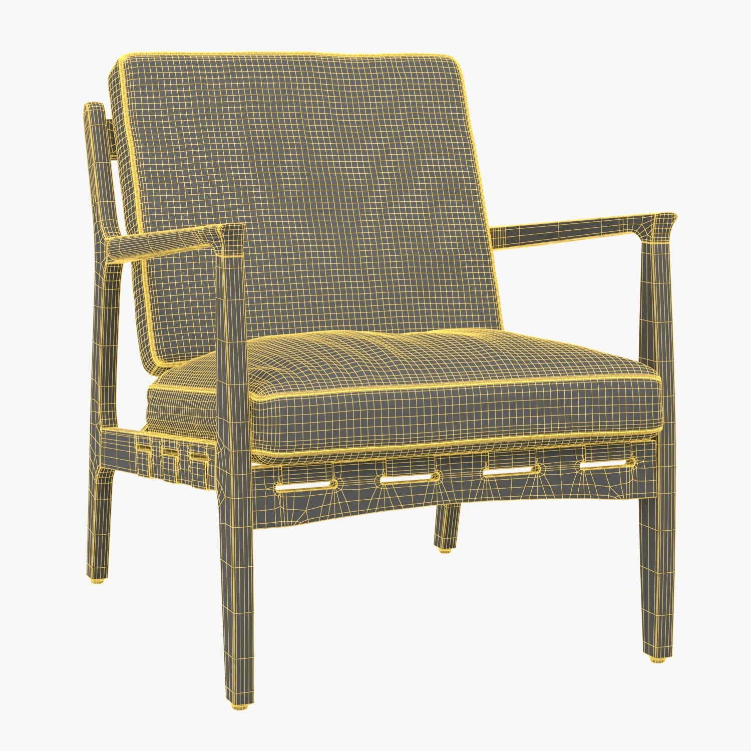 Silas Chair Sahara Tan 3D Model_07