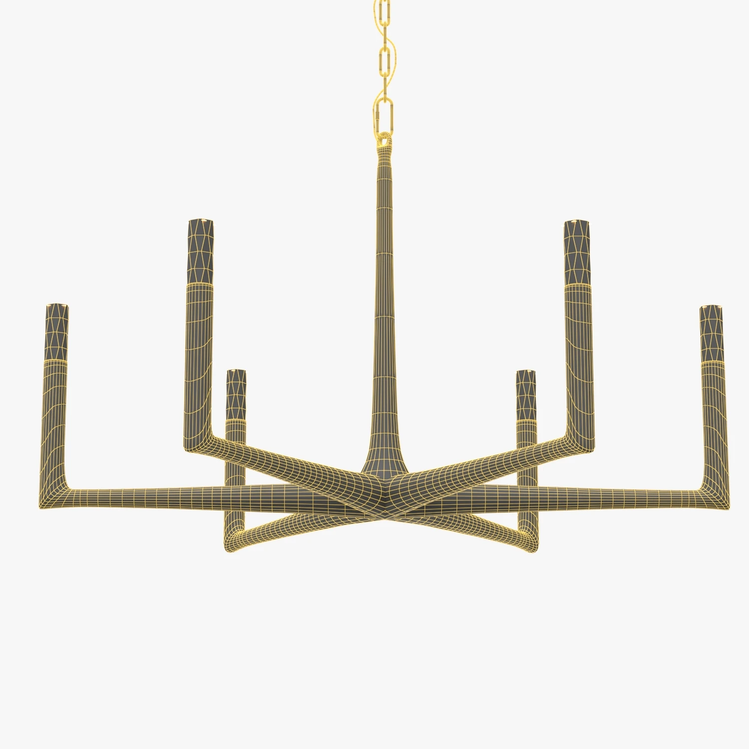 Thaddeus Round Chandelier 3D Model_07