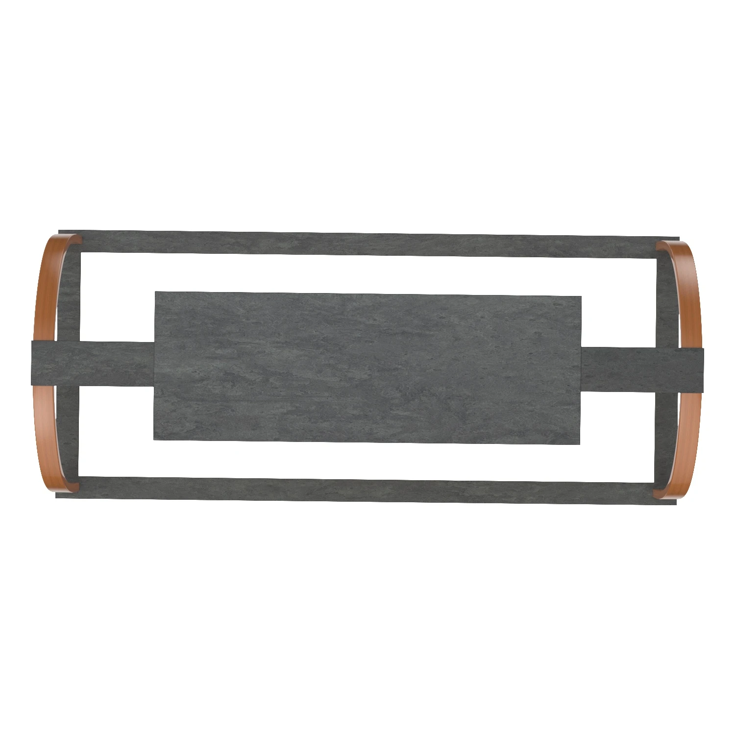 Trestle 4 Light 33 inch Gilded Iron Island Pendant Ceiling Light 3D Model_04