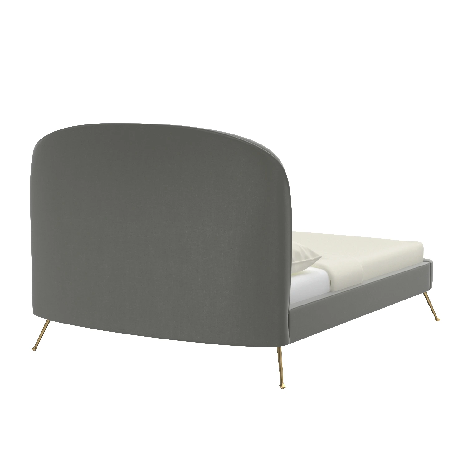 Vivi Grey Velvet Bed in Queen TOV-B6343 3D Model_06