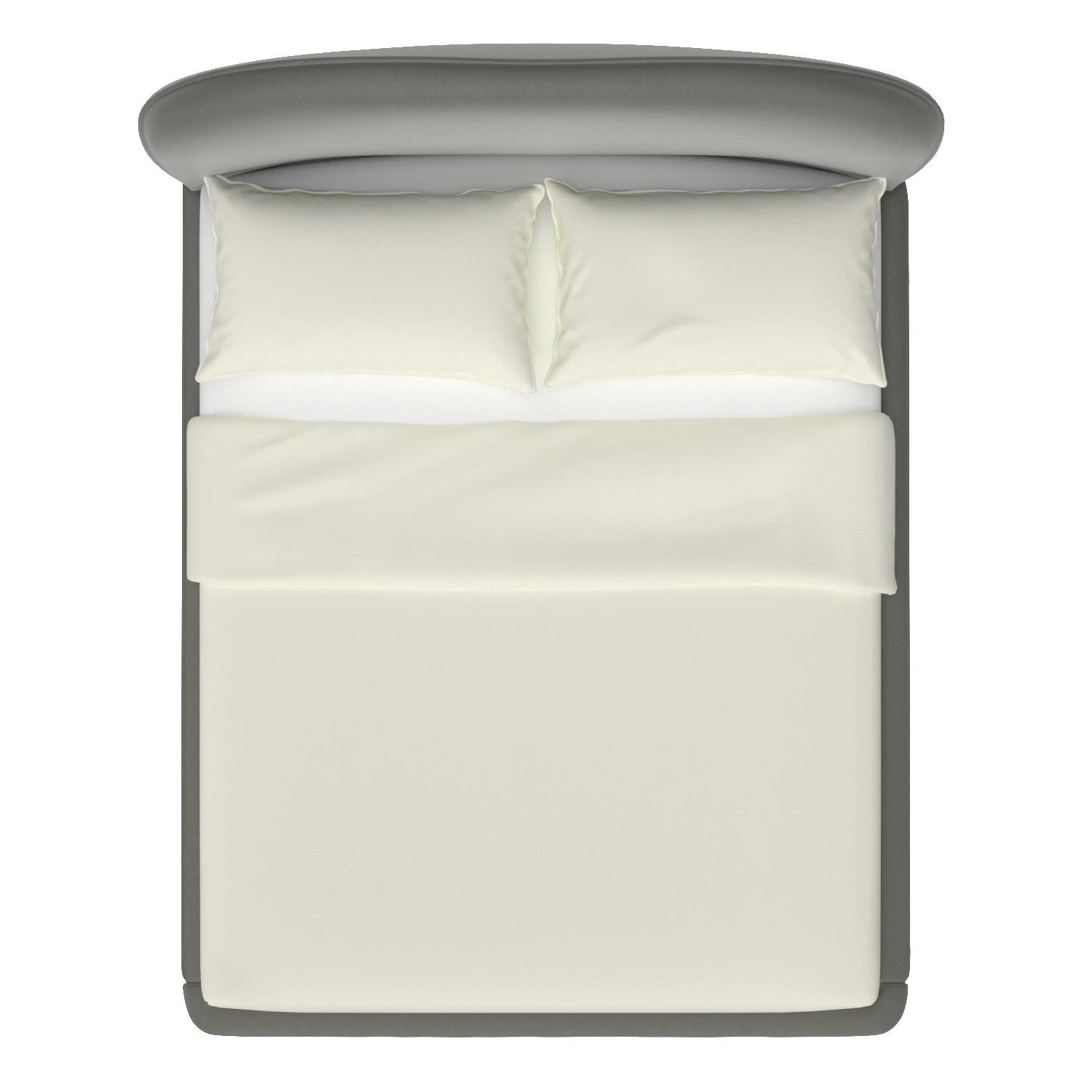 Vivi Grey Velvet Bed in Queen TOV-B6343 3D Model_04