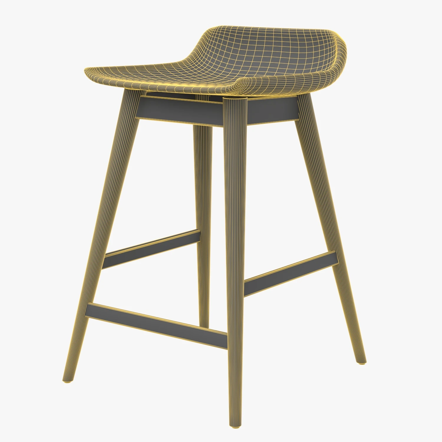 Wainscott Counter Stool 3D Model_07