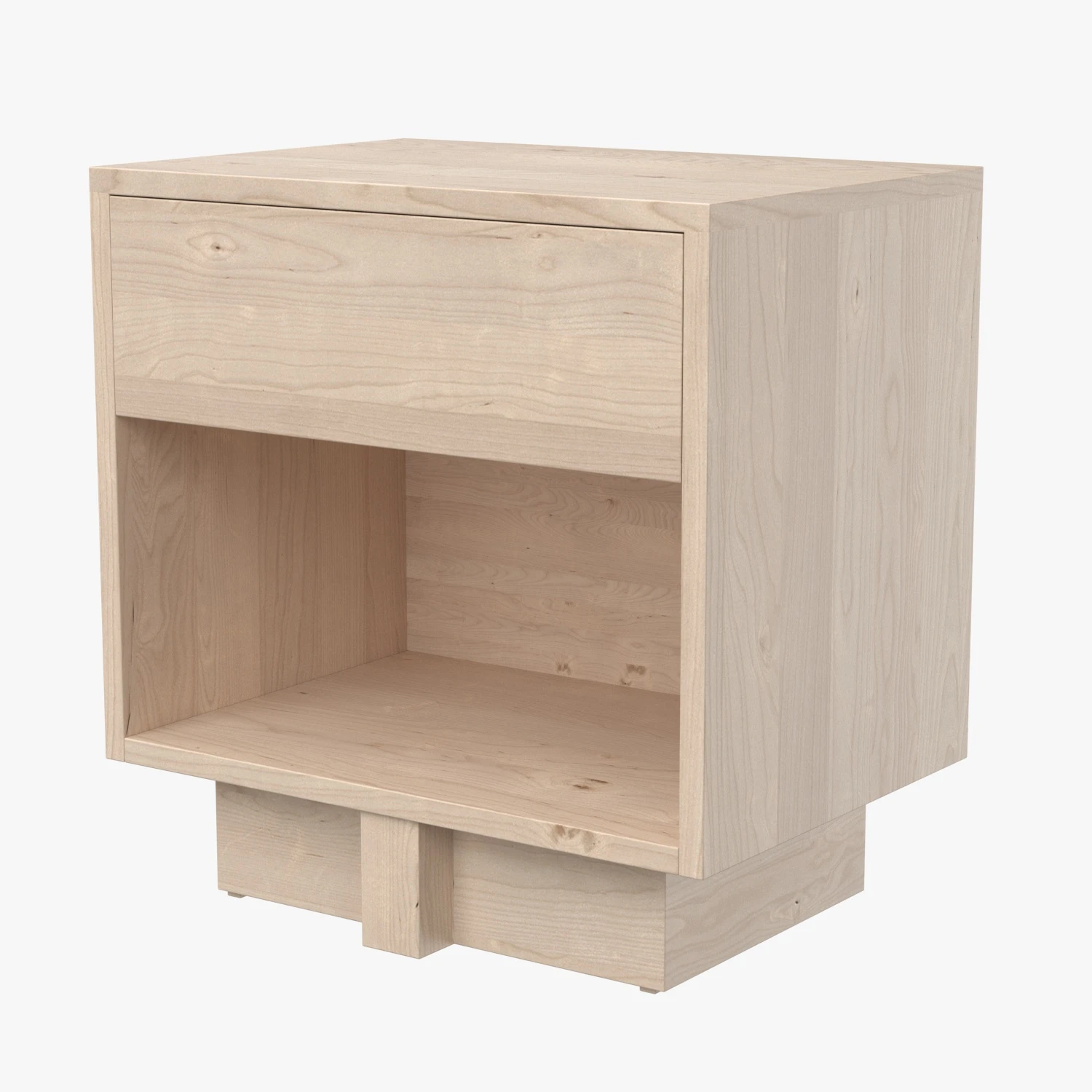 Wesson Bodie Nightstand Ashen Walnut 225480-001 3D Model_01