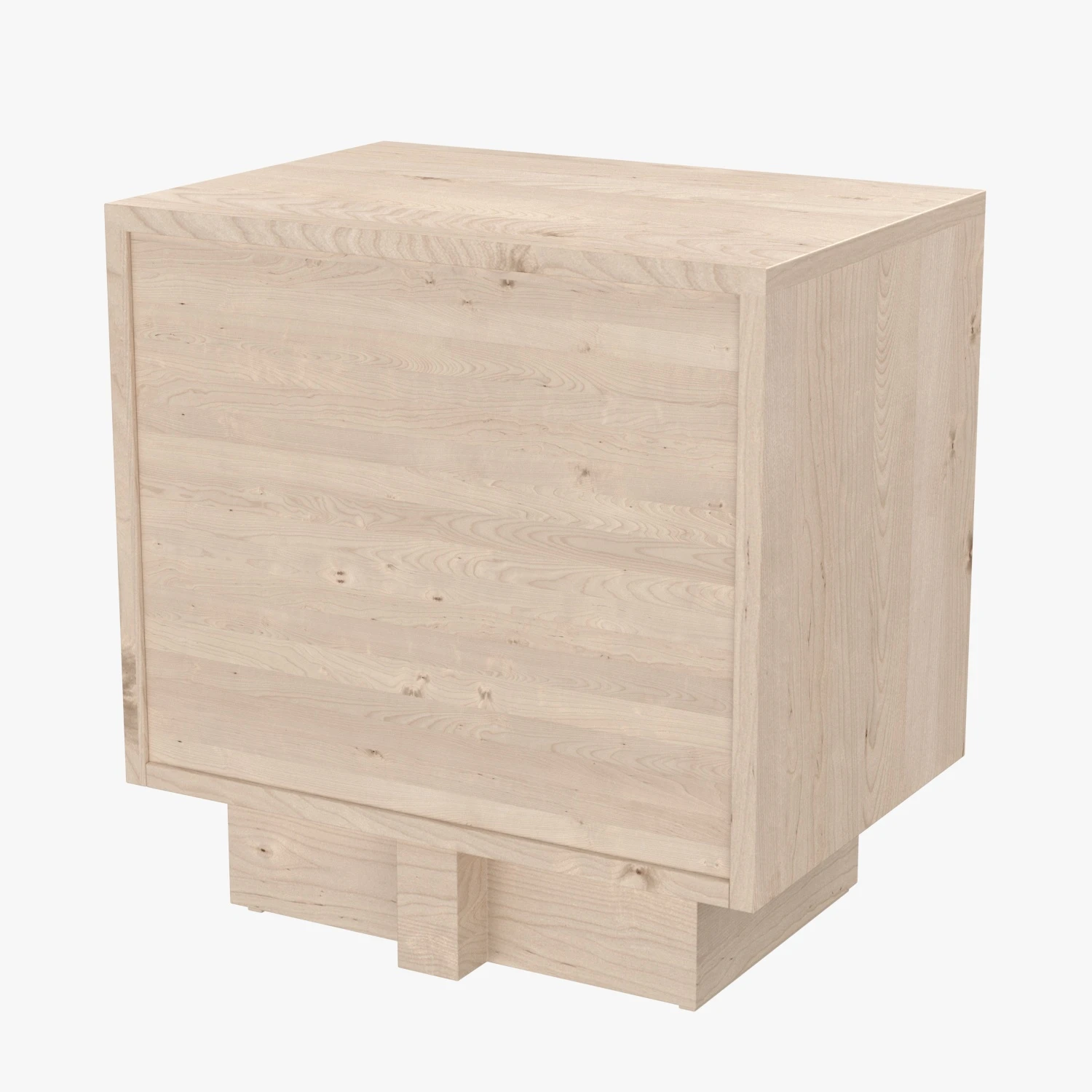 Wesson Bodie Nightstand Ashen Walnut 225480-001 3D Model_06