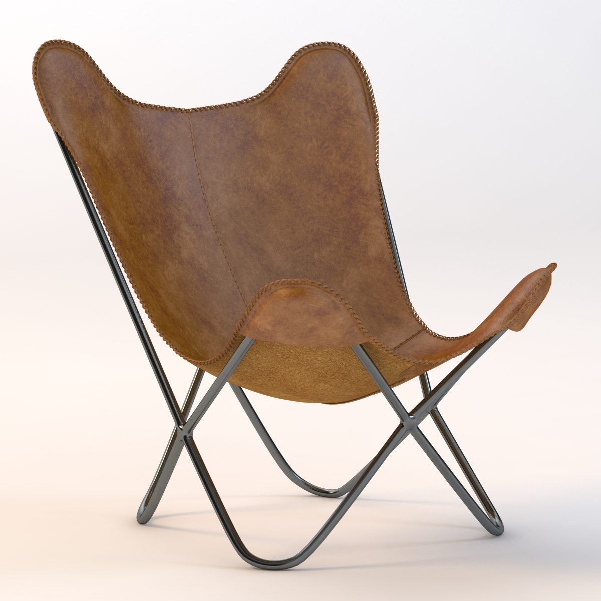 Bergama Butterfly Chair 3D Model_01