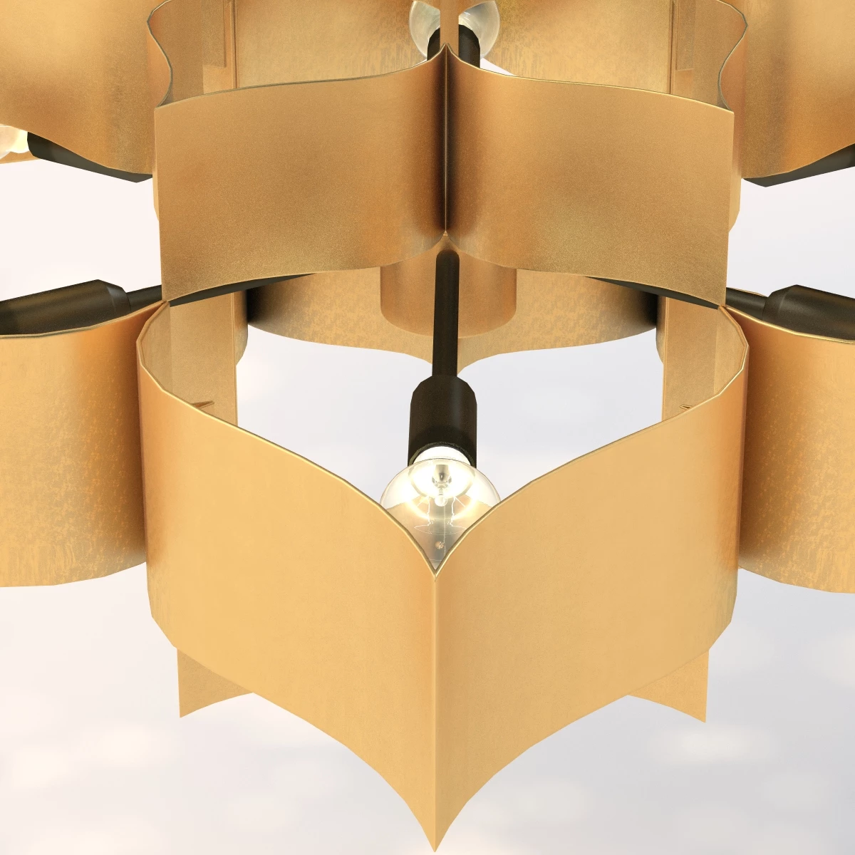 Grand Lotus Chandelier 3D Model_03