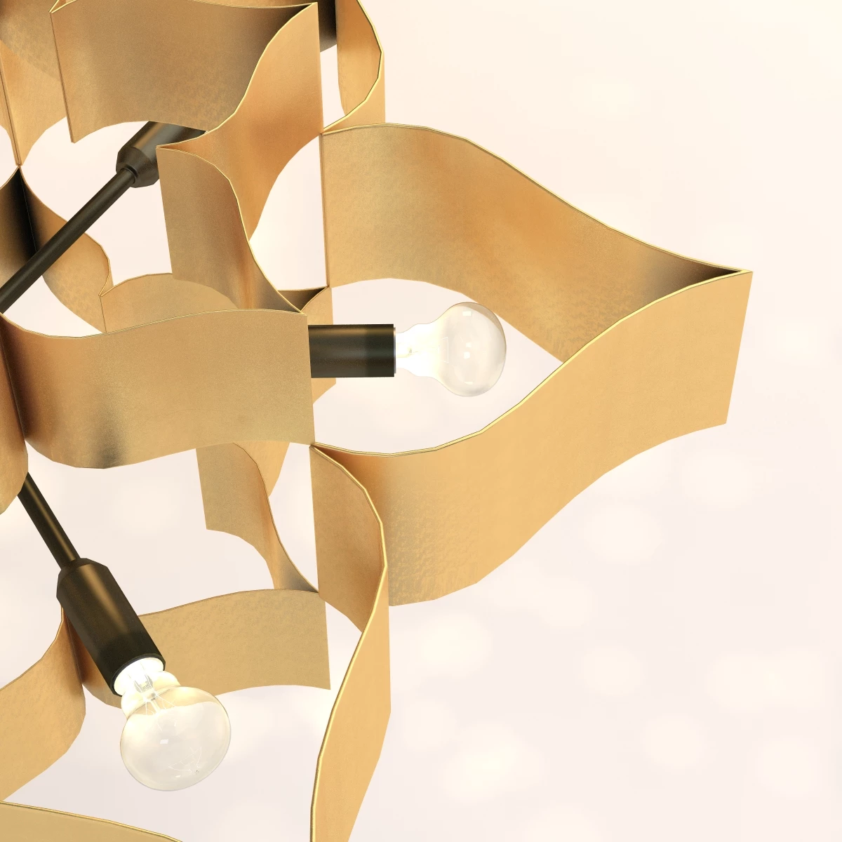 Grand Lotus Chandelier 3D Model_05