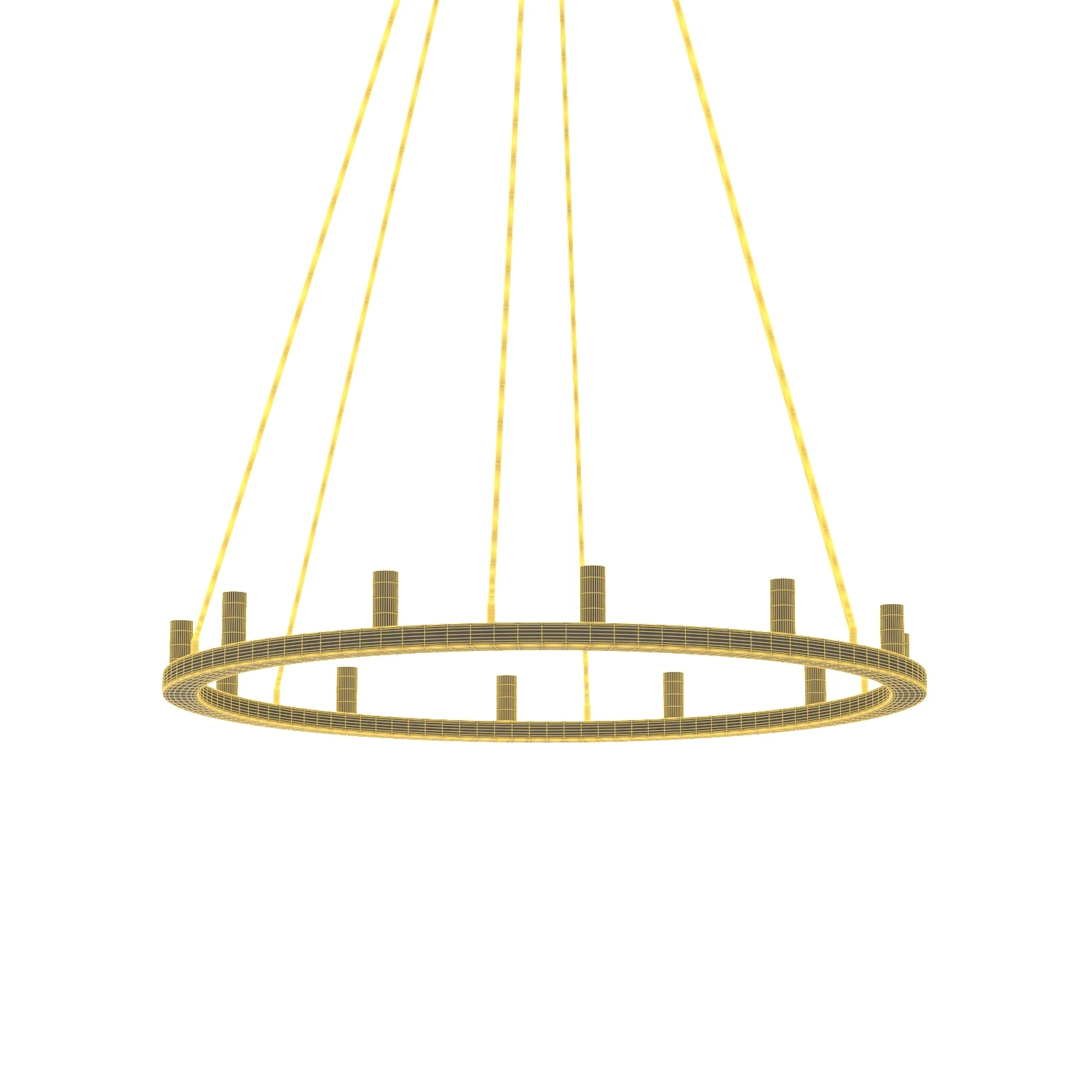 Rennes Round Chandelier 3D Model_07