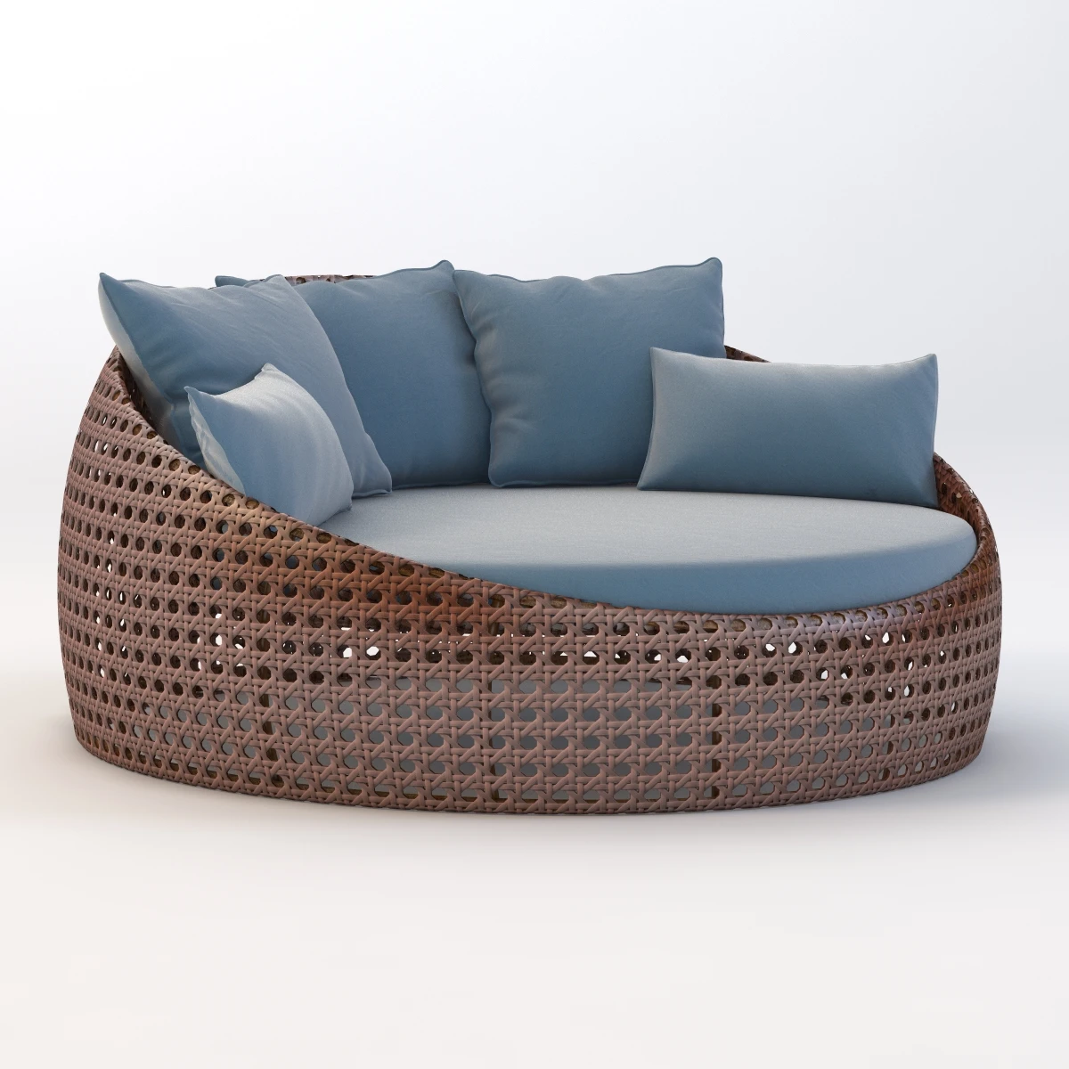 St Martin Wicker Daybed 3D Model_01