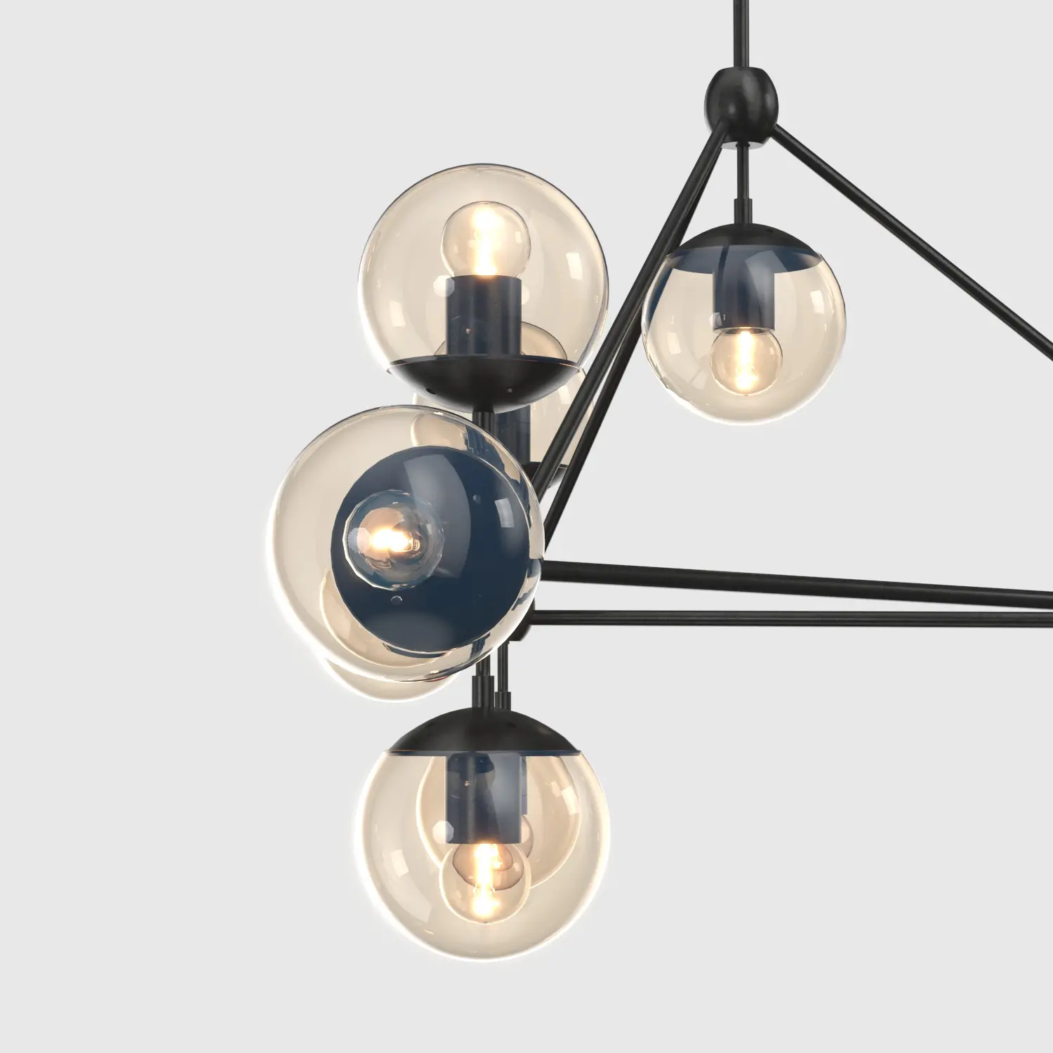 Possini Euro Gable 10-Light Modern Chandelier 3D Model_05