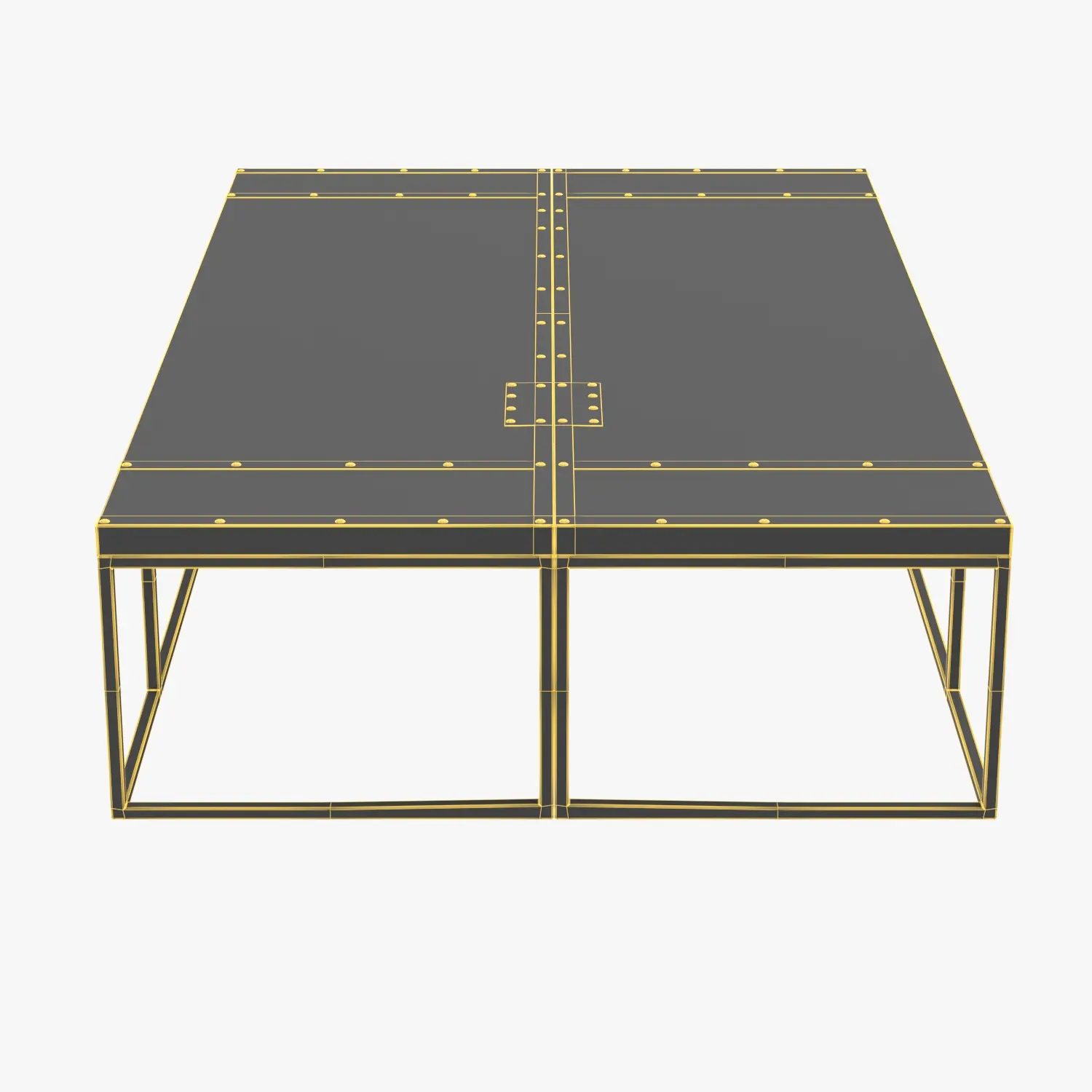 Antique Doors Coffee Table SA-4649 3D Model_07