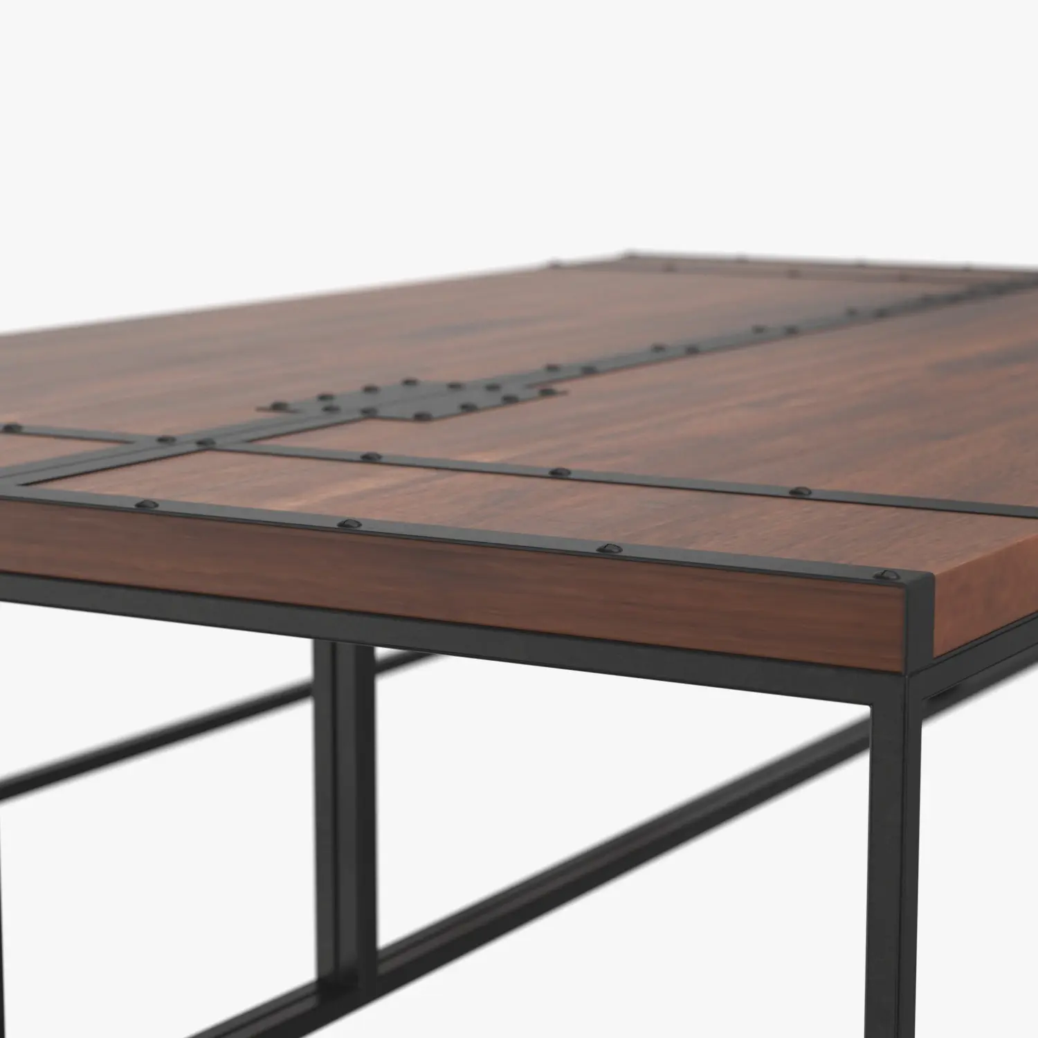 Antique Doors Coffee Table SA-4649 3D Model_05