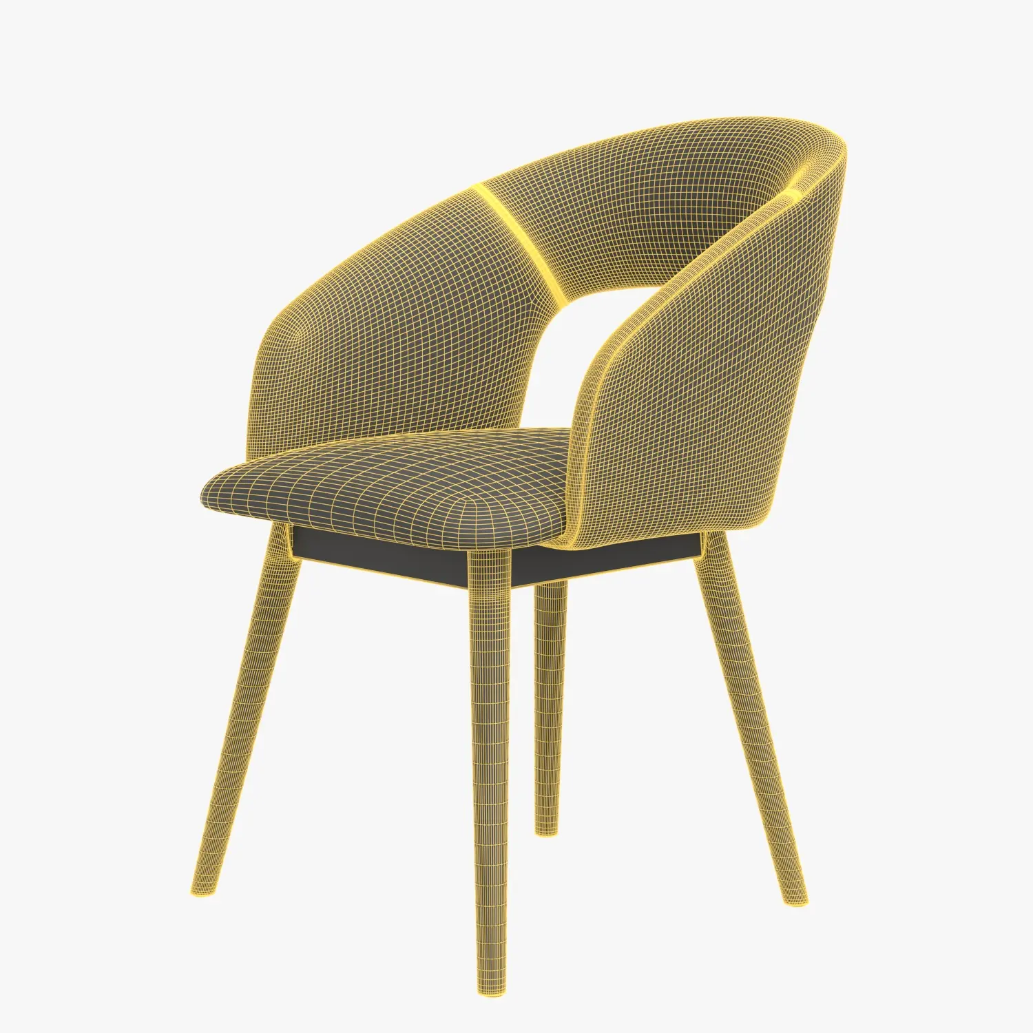 Ariya Dining Chair 3D Model_07