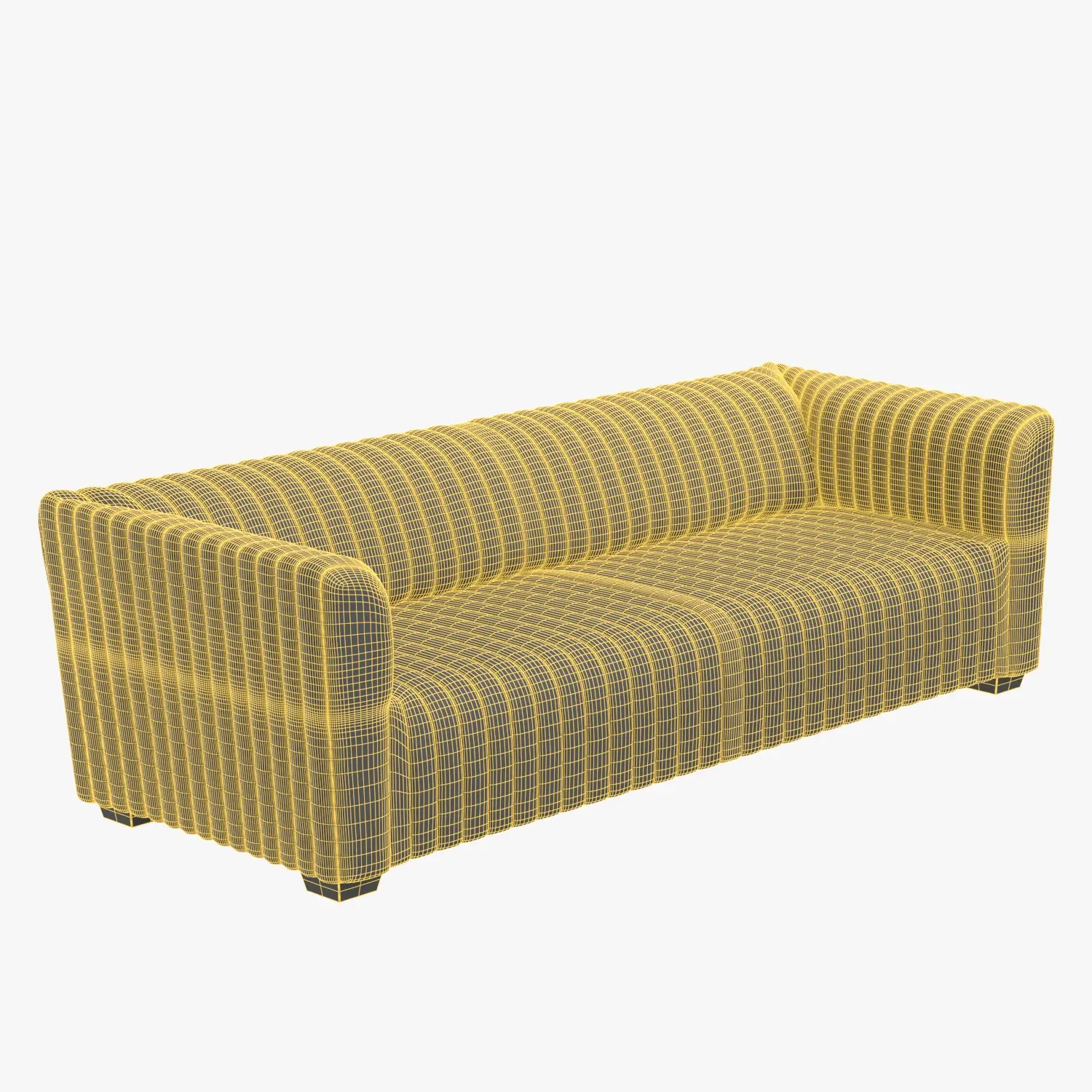 Bernhardt Kent Sofa 3D Model_07