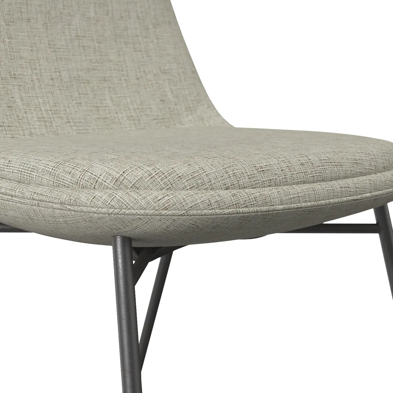 Chloe Chair Metal Legs 3D Model_05