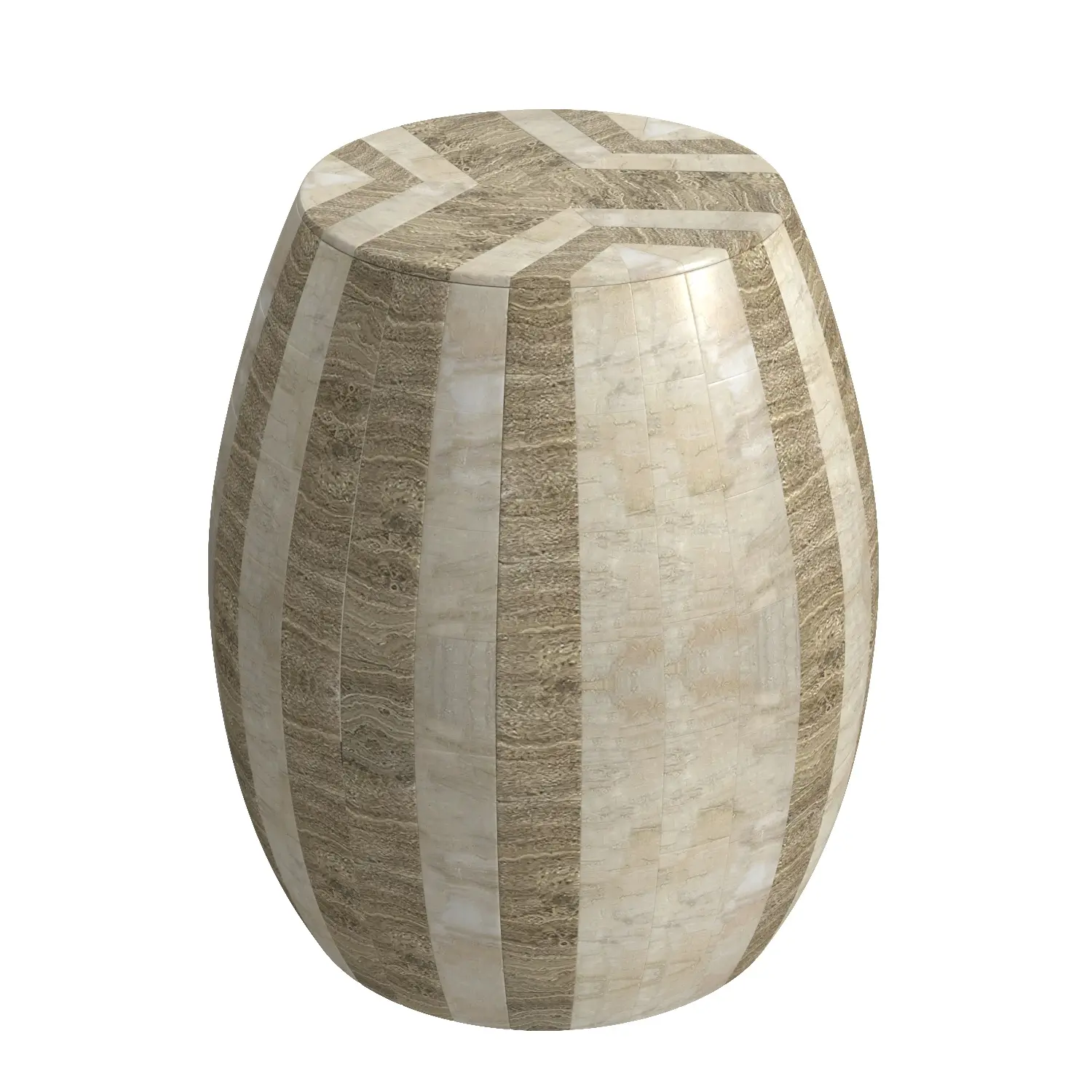 Dali Outdoor Stool Tan 3D Model_06