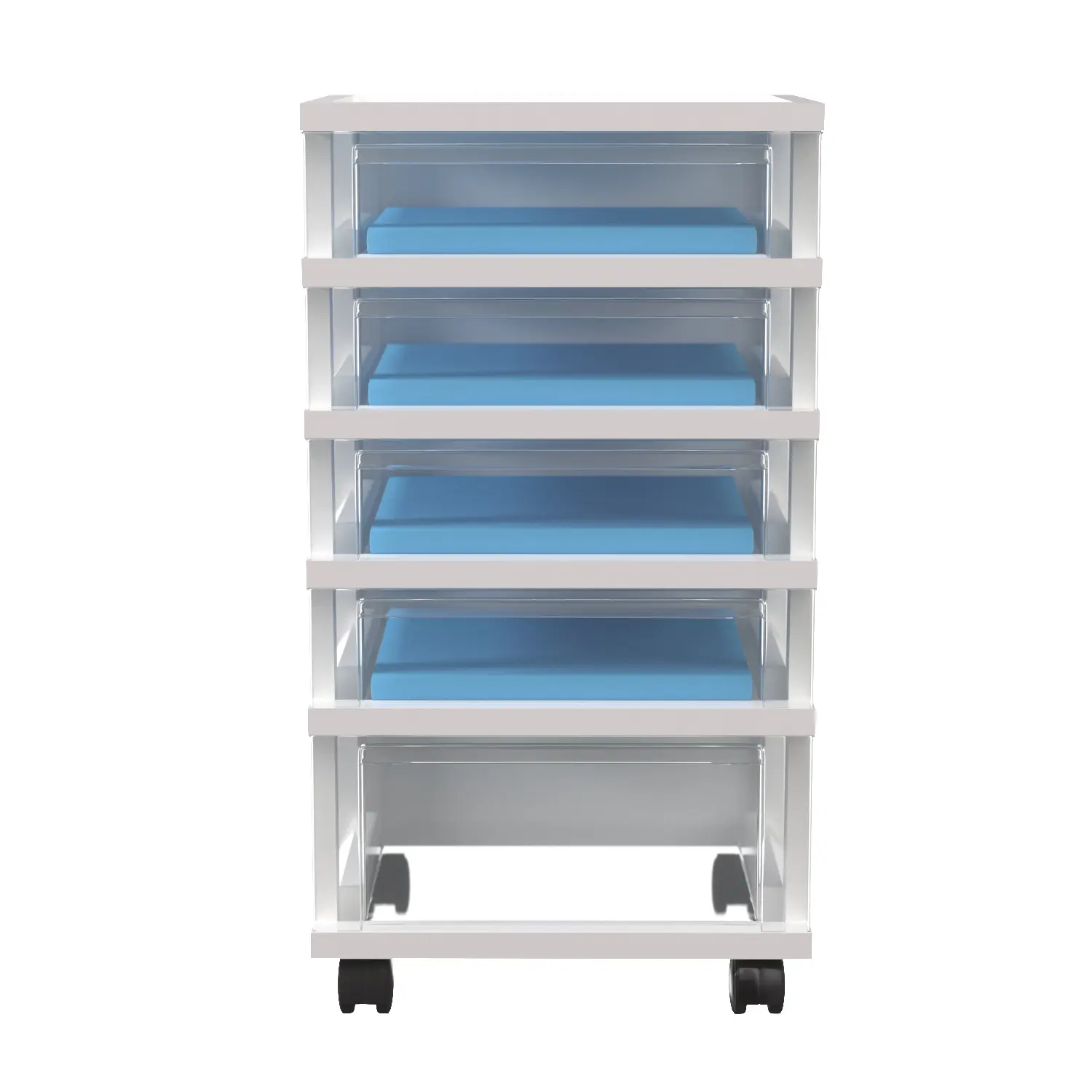 IRIS USA MC 341 NS Storage Drawer Cart 3D Model_06