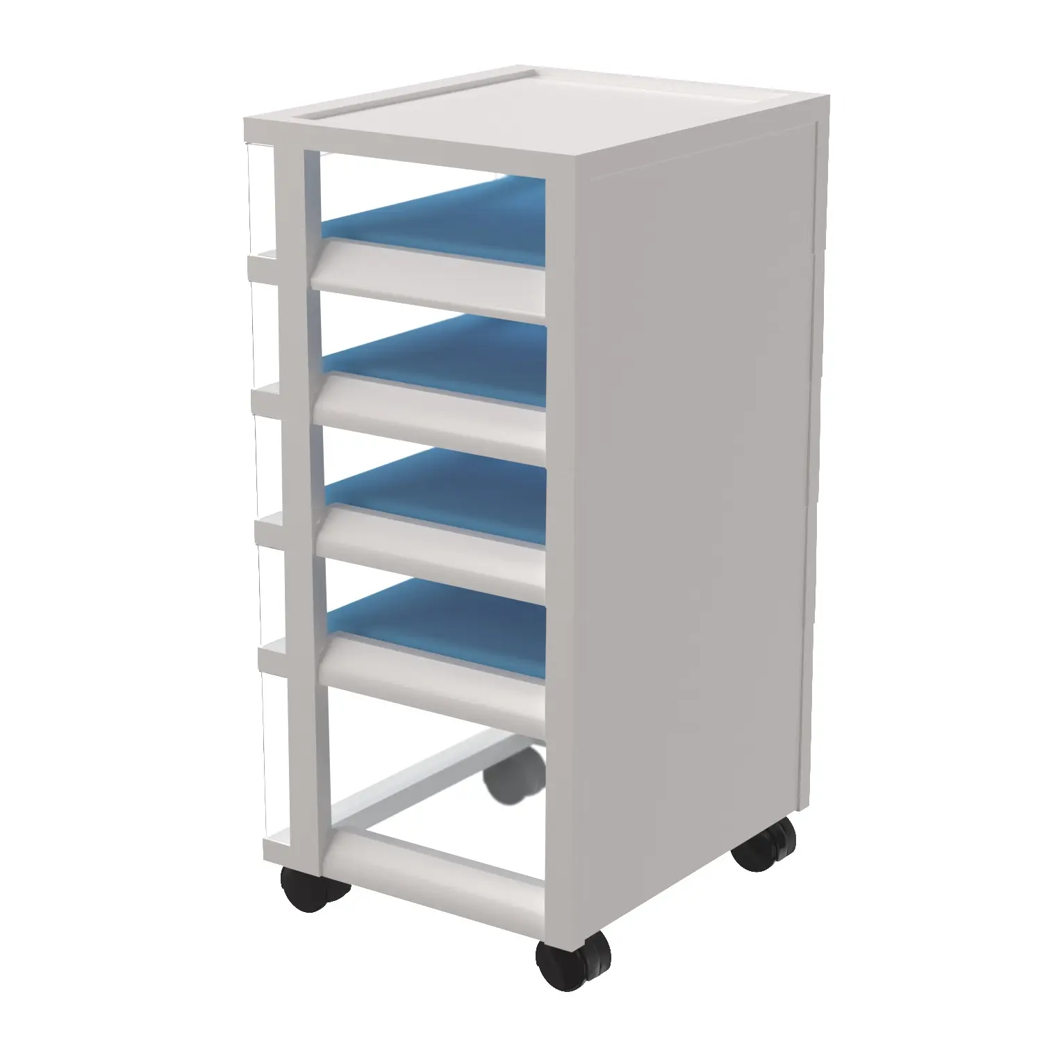 IRIS USA MC 341 NS Storage Drawer Cart 3D Model_04