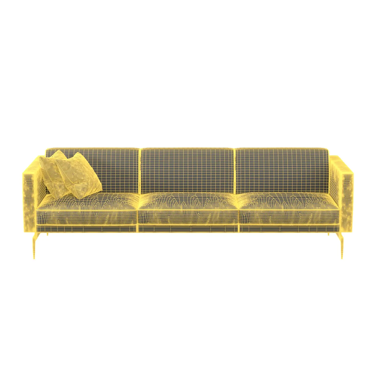 NYC Wrap Over Two-Seat Sofa 3D Model_07