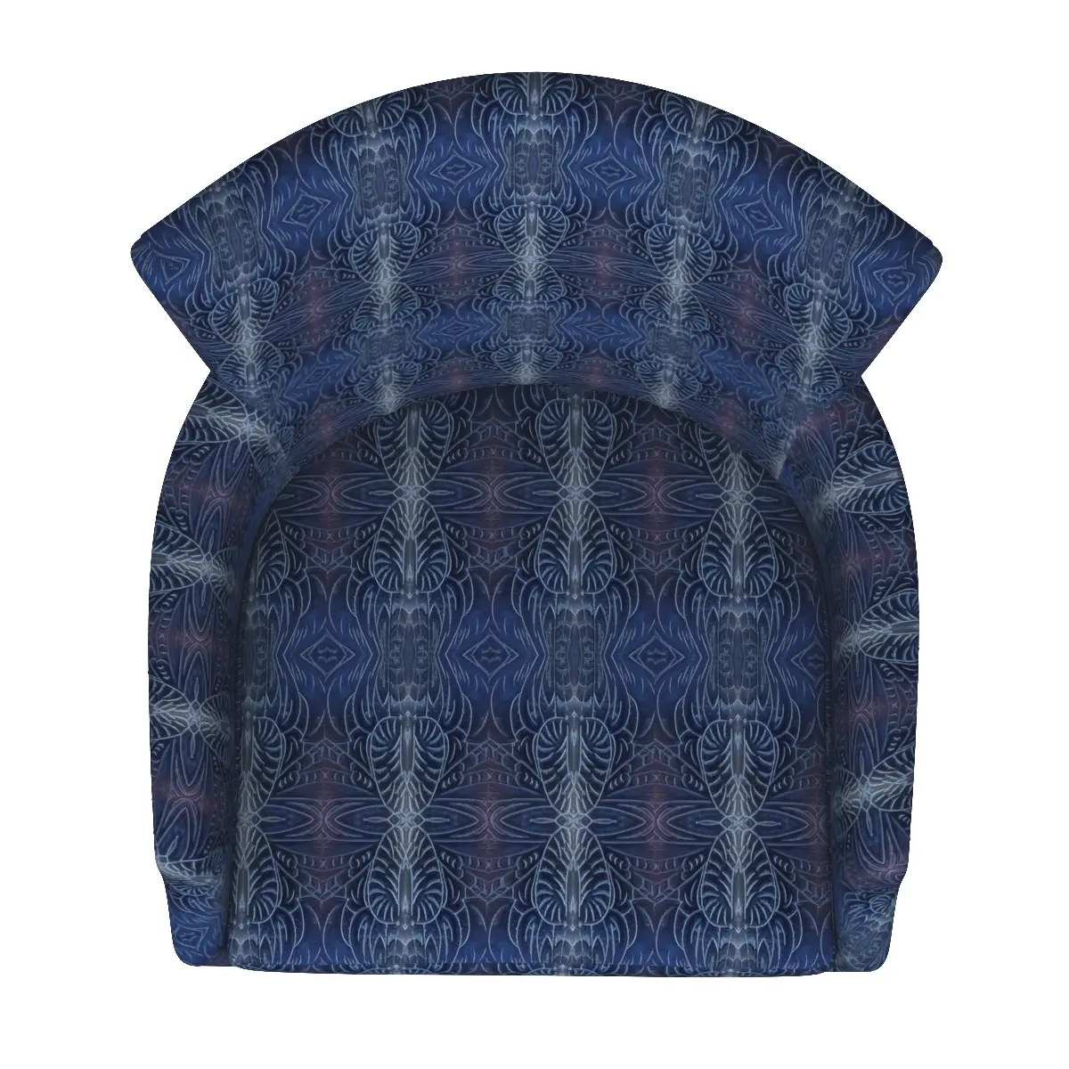 Oakwood Linen Dining Chair 3D Model_03