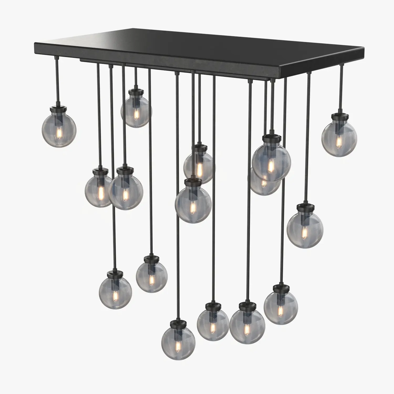 Pearl Linear Chandelier 36in 3D Model_06