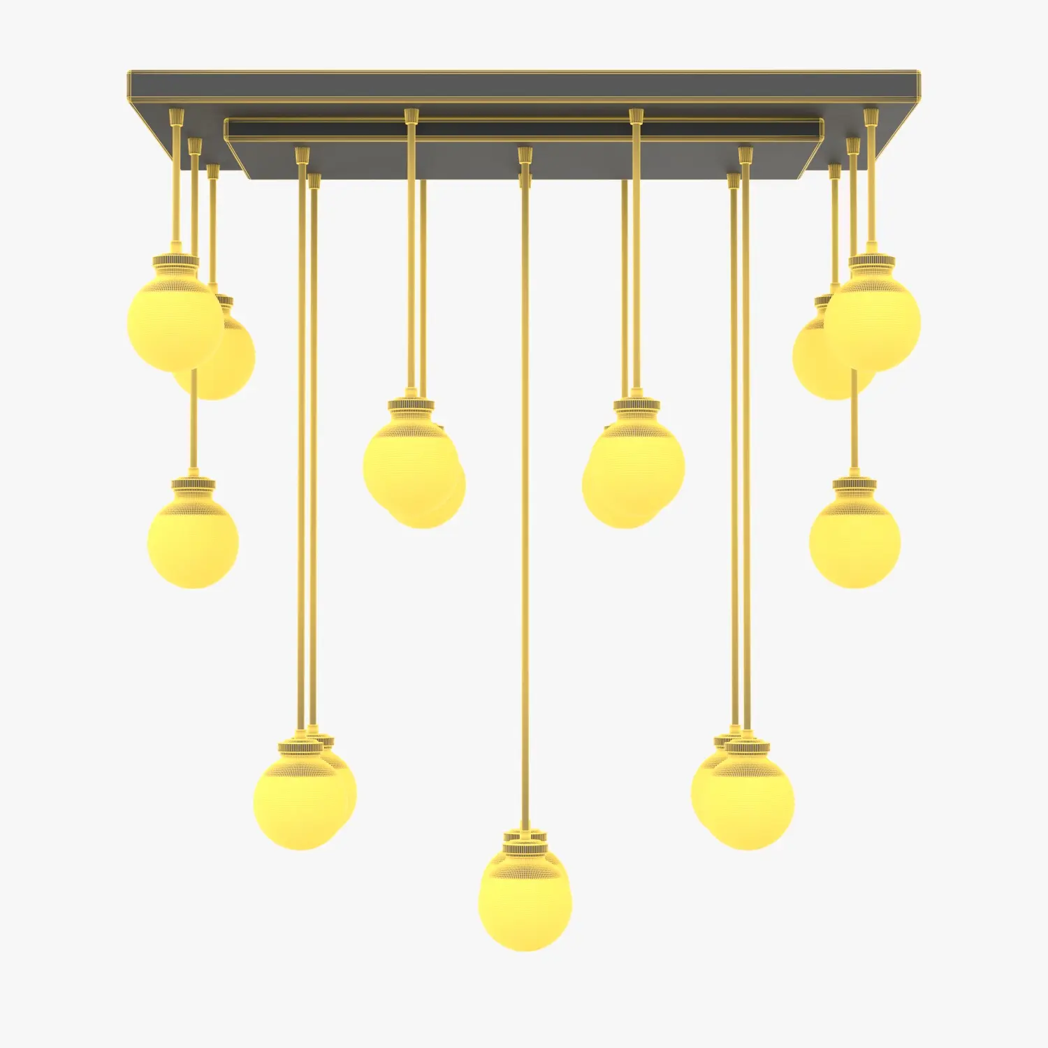 Pearl Linear Chandelier 36in 3D Model_07