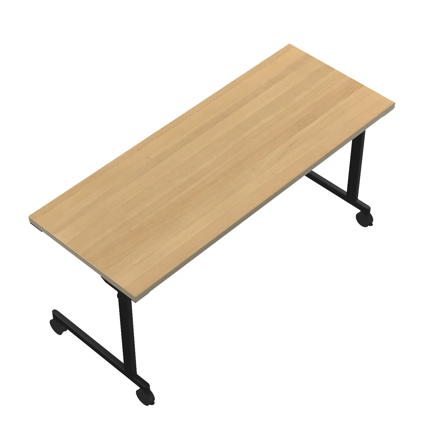 Pixel Simplified C Leg Table 3D Model_04