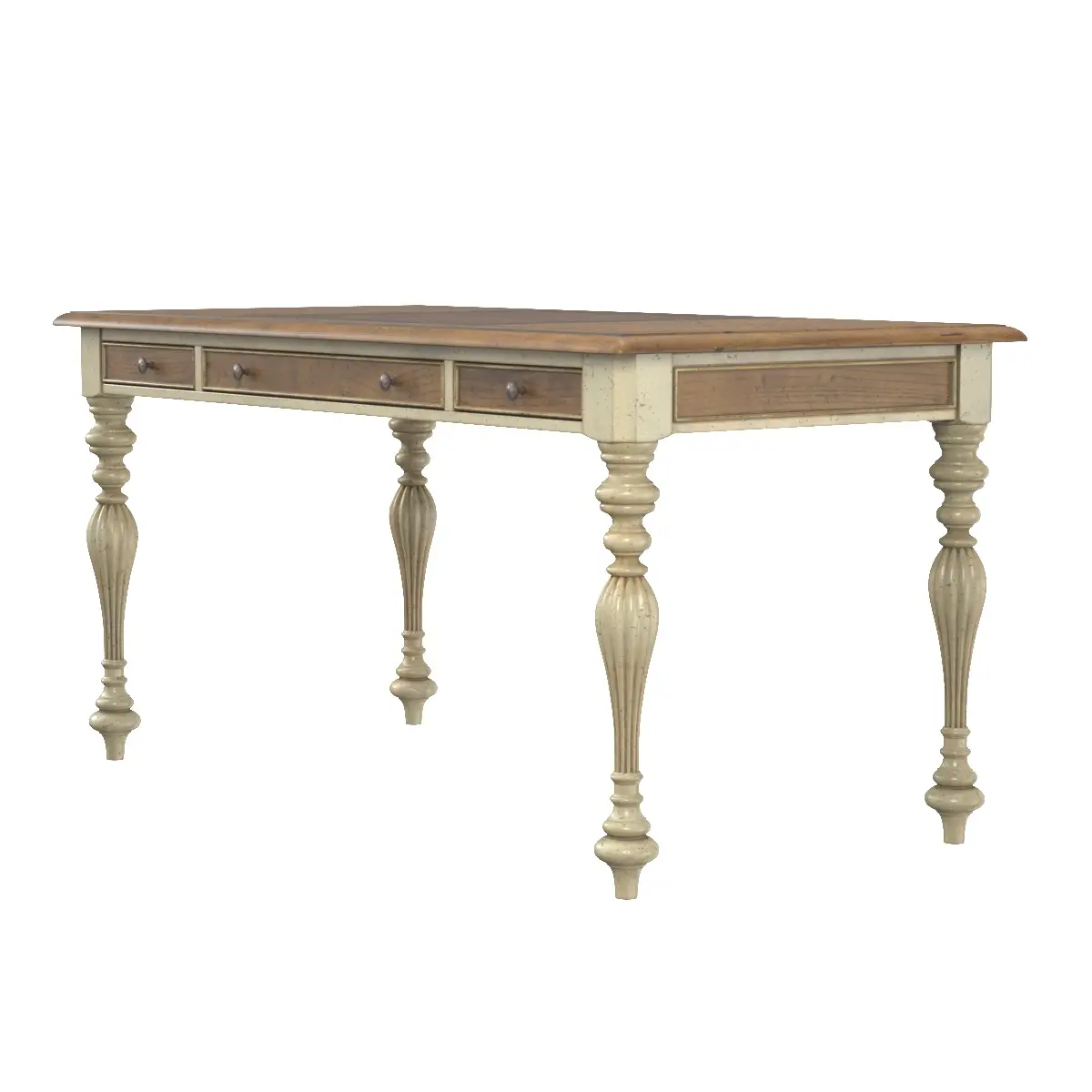 Sanctuary 60 Writing Desk Dune Beach 3D Model_01