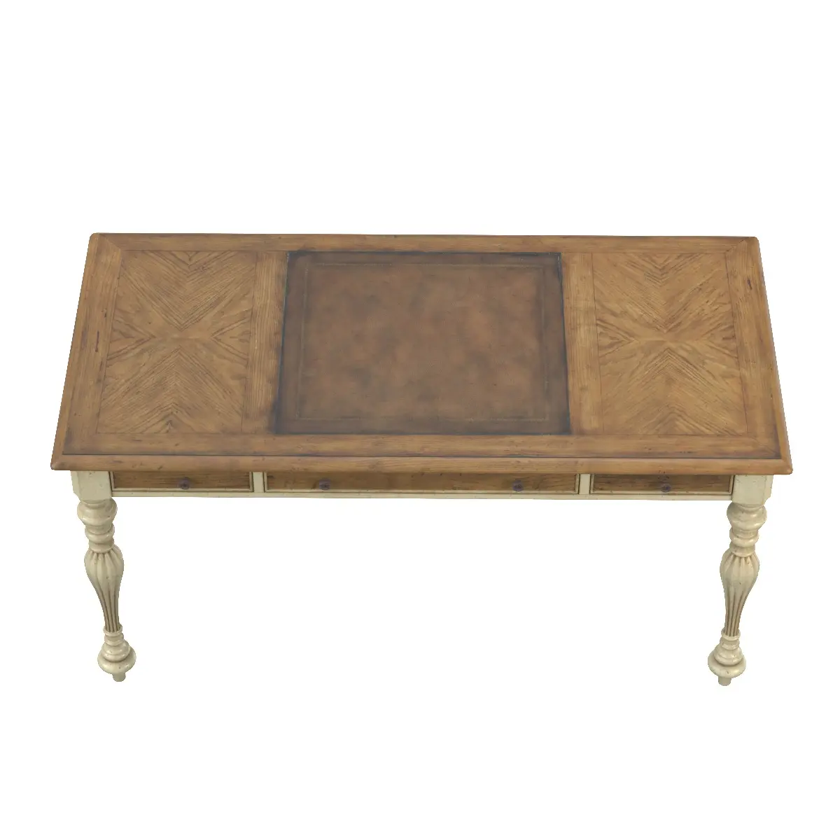 Sanctuary 60 Writing Desk Dune Beach 3D Model_03