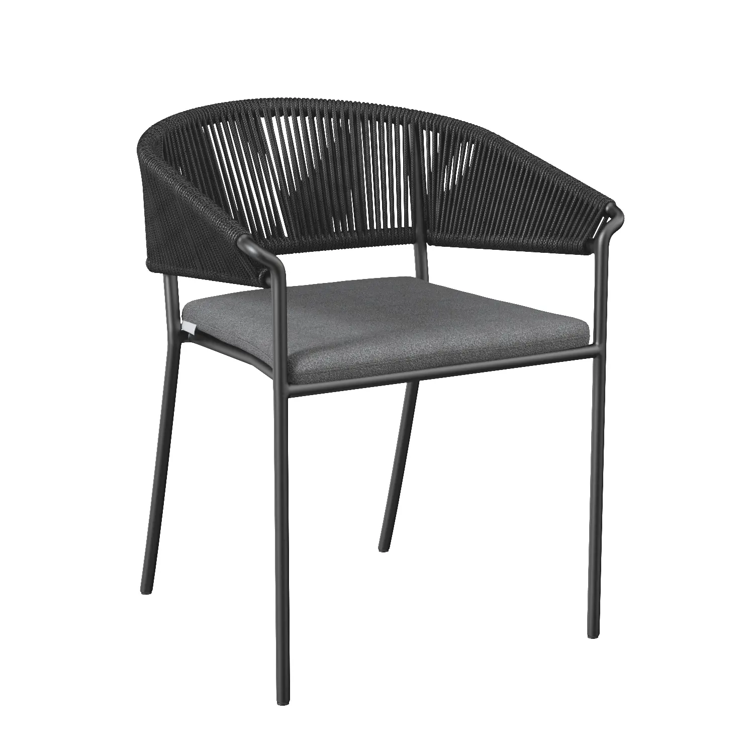 Weave Dining Armchair 3D Model_01