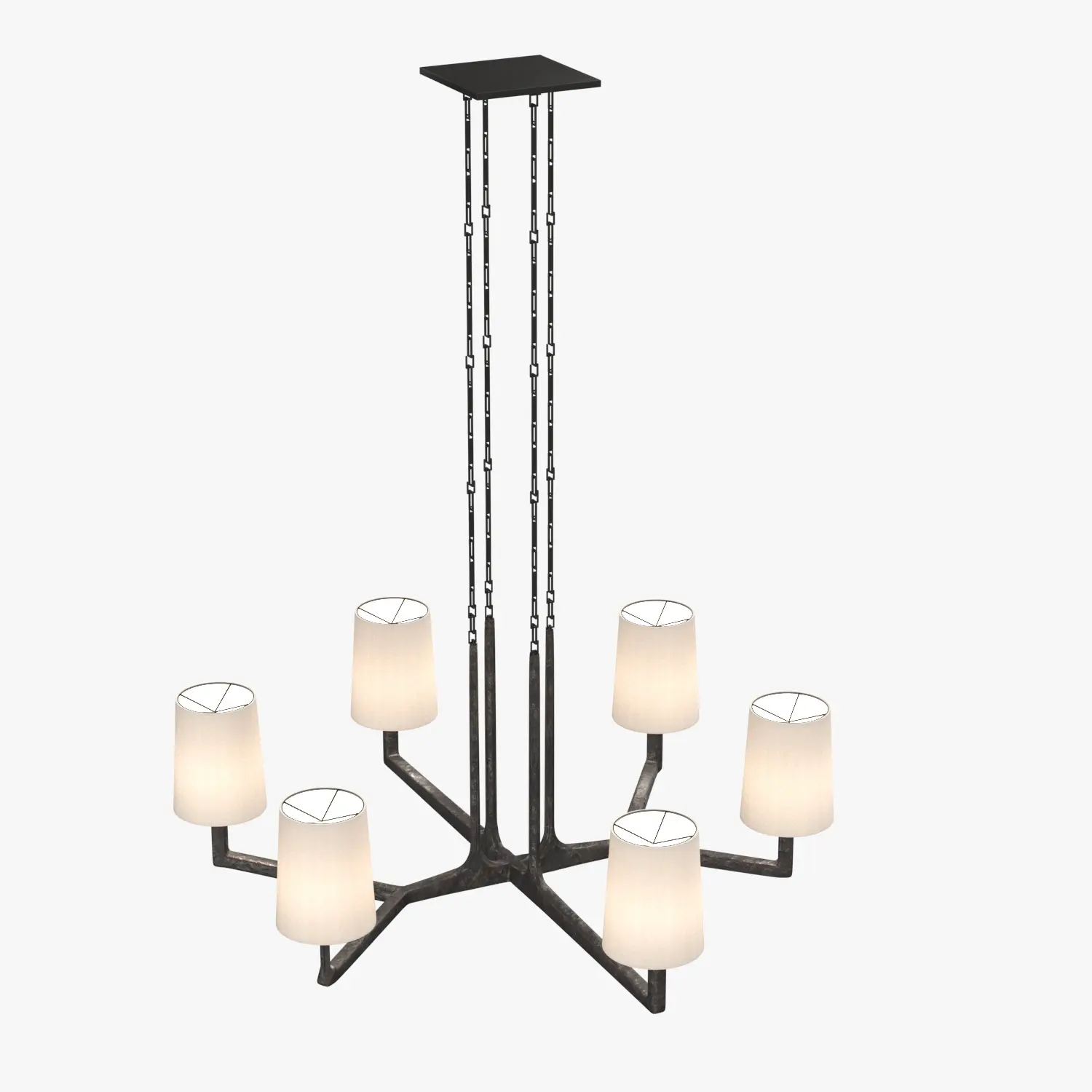 Wright Round Chandelier 36in 3D Model_06