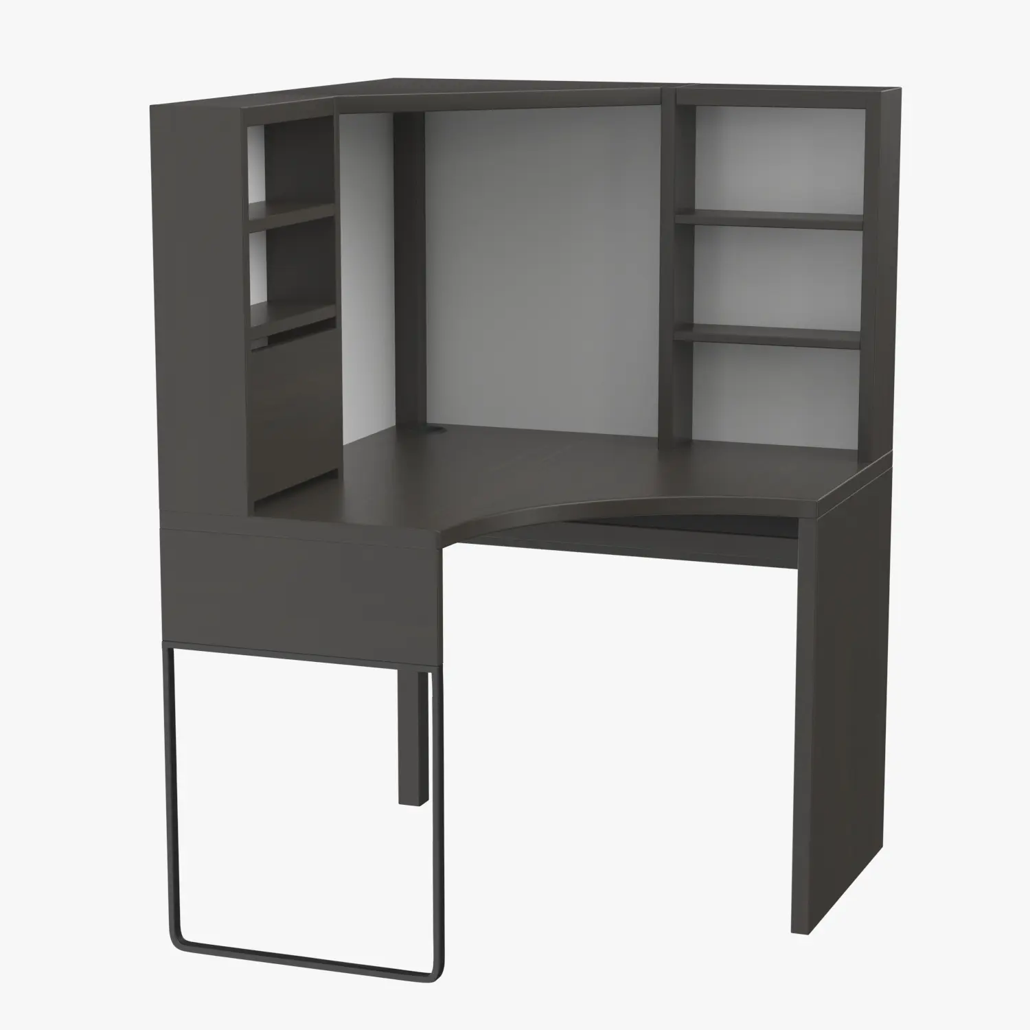 Micke Corner Workstation 3D Model_01