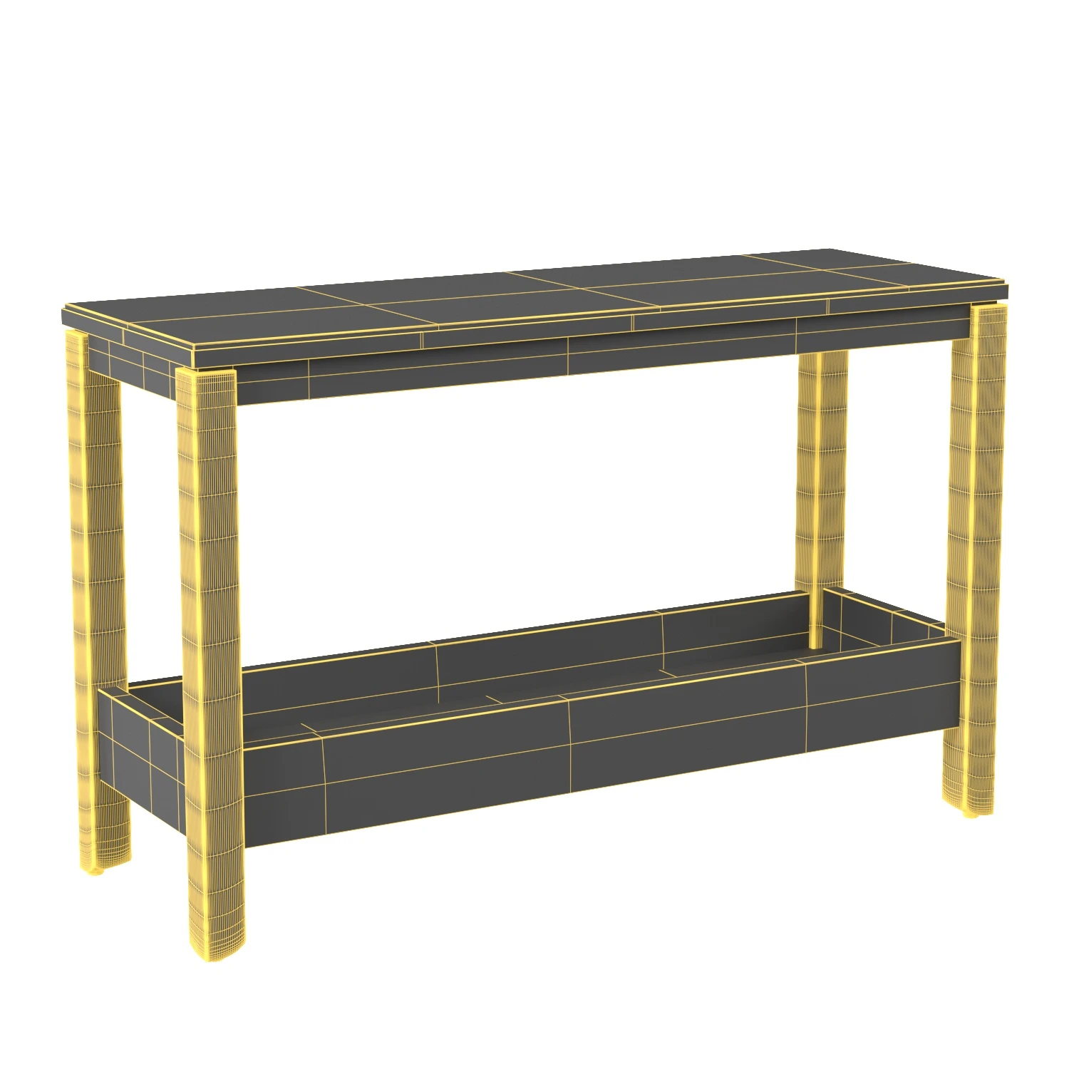 Havsta Console Table 3D Model_07