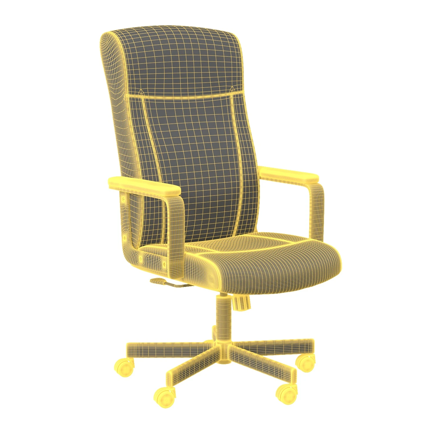 Millberget Swivel Chair 3D Model_07