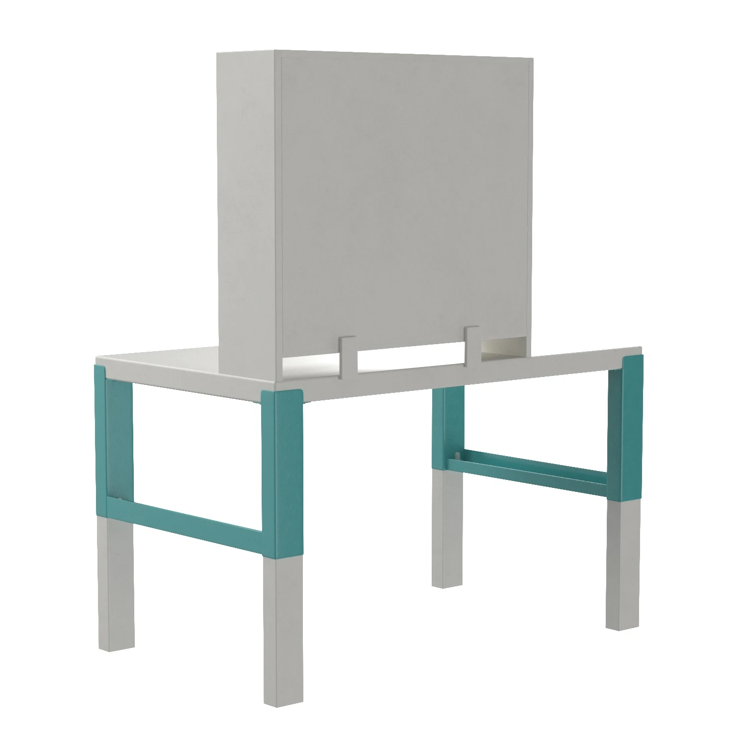 Pahl Desk With Add on Unit PBR 3D Model_04