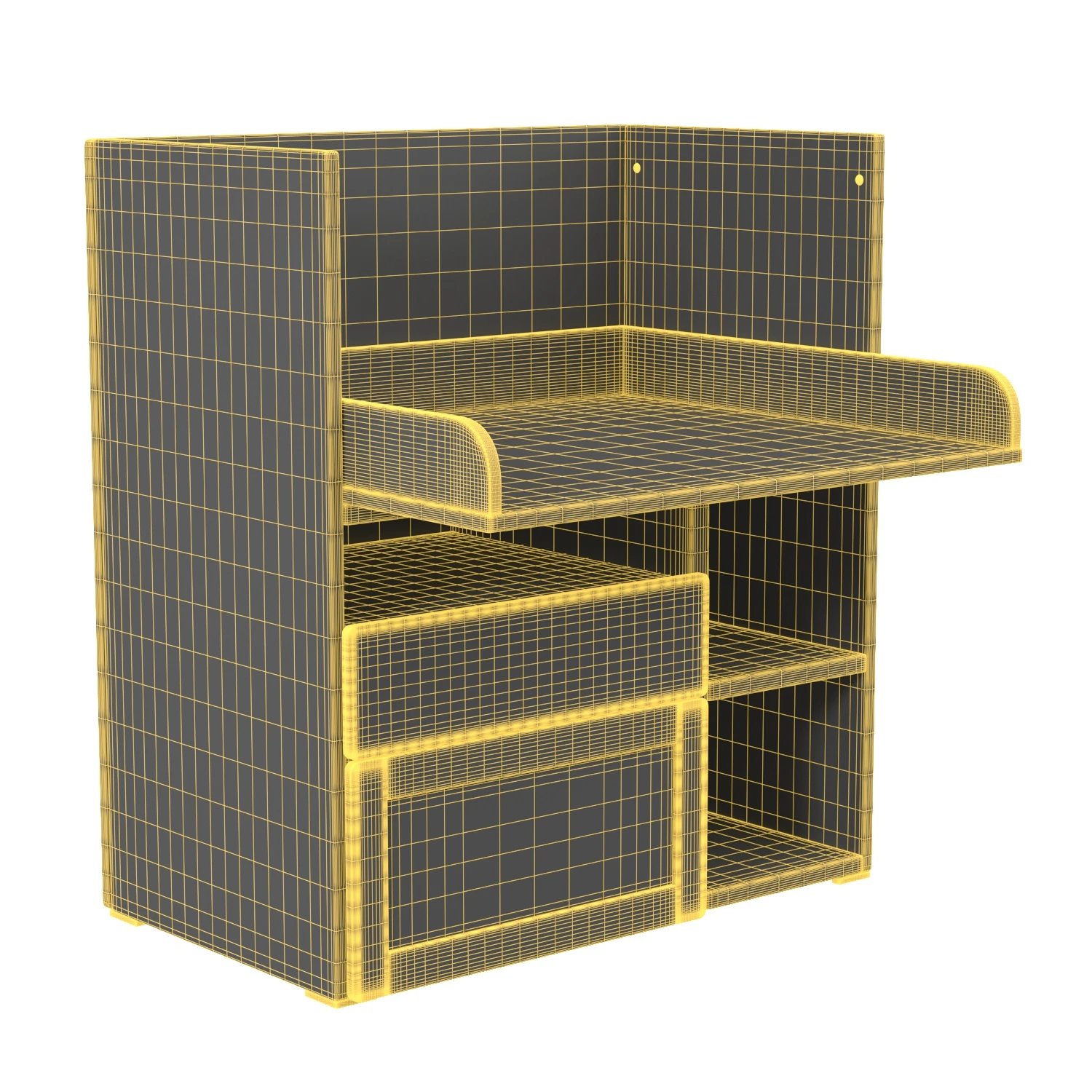 Smastad Desk Table 3D Model_07