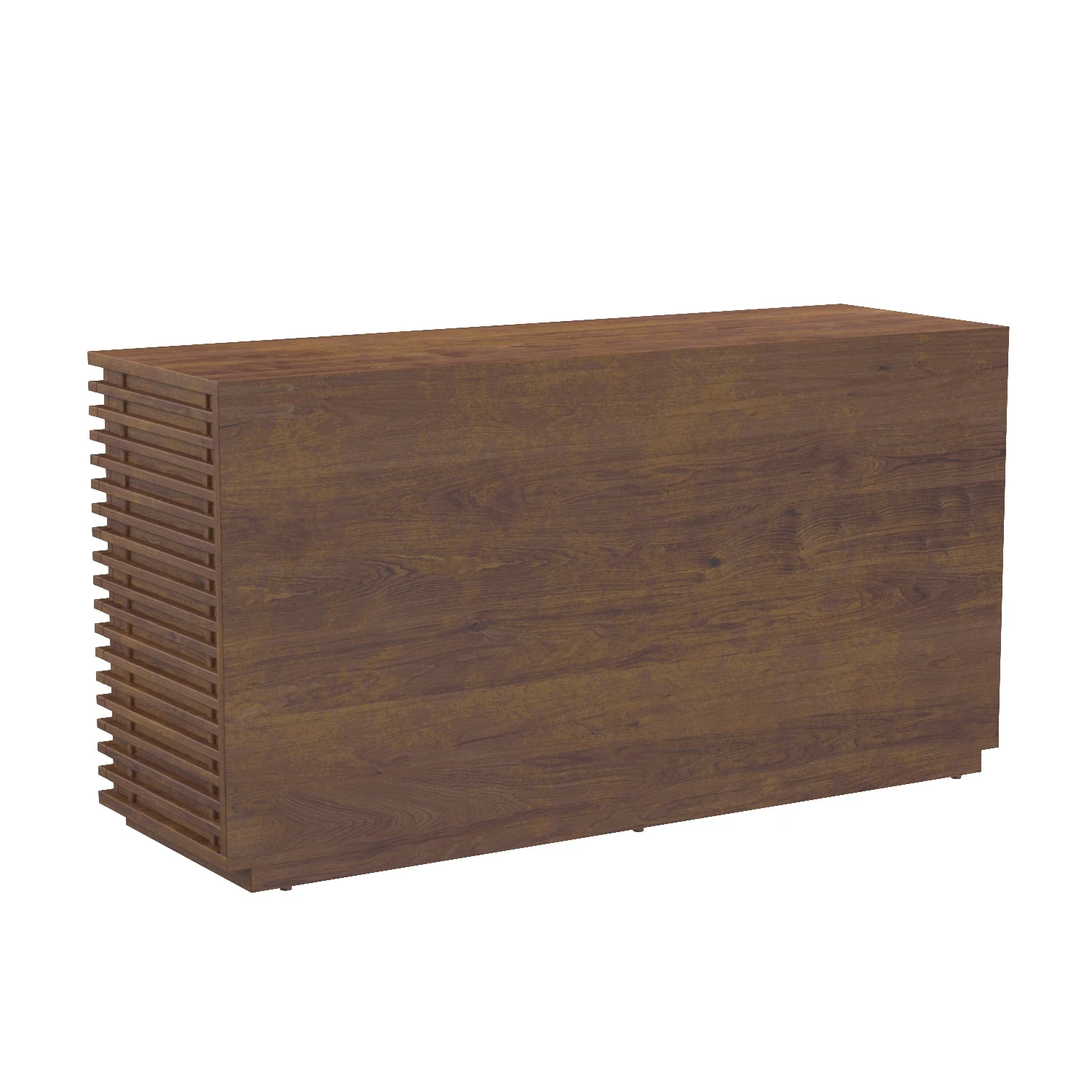 Linear 6 Drawer Walnut Dresser 3D Model_04