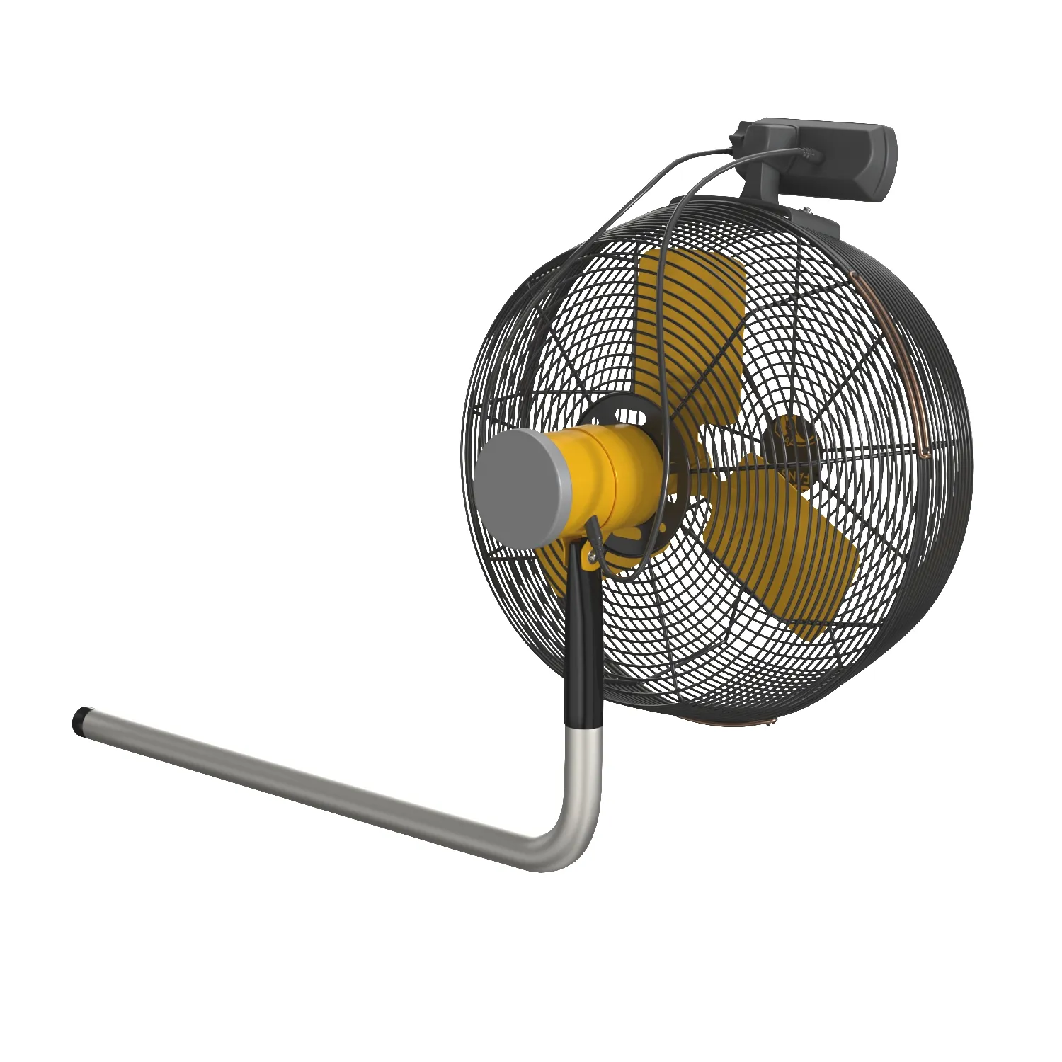 AirEye C Channel Mount fan By Big Ass Fans 3D Model_06