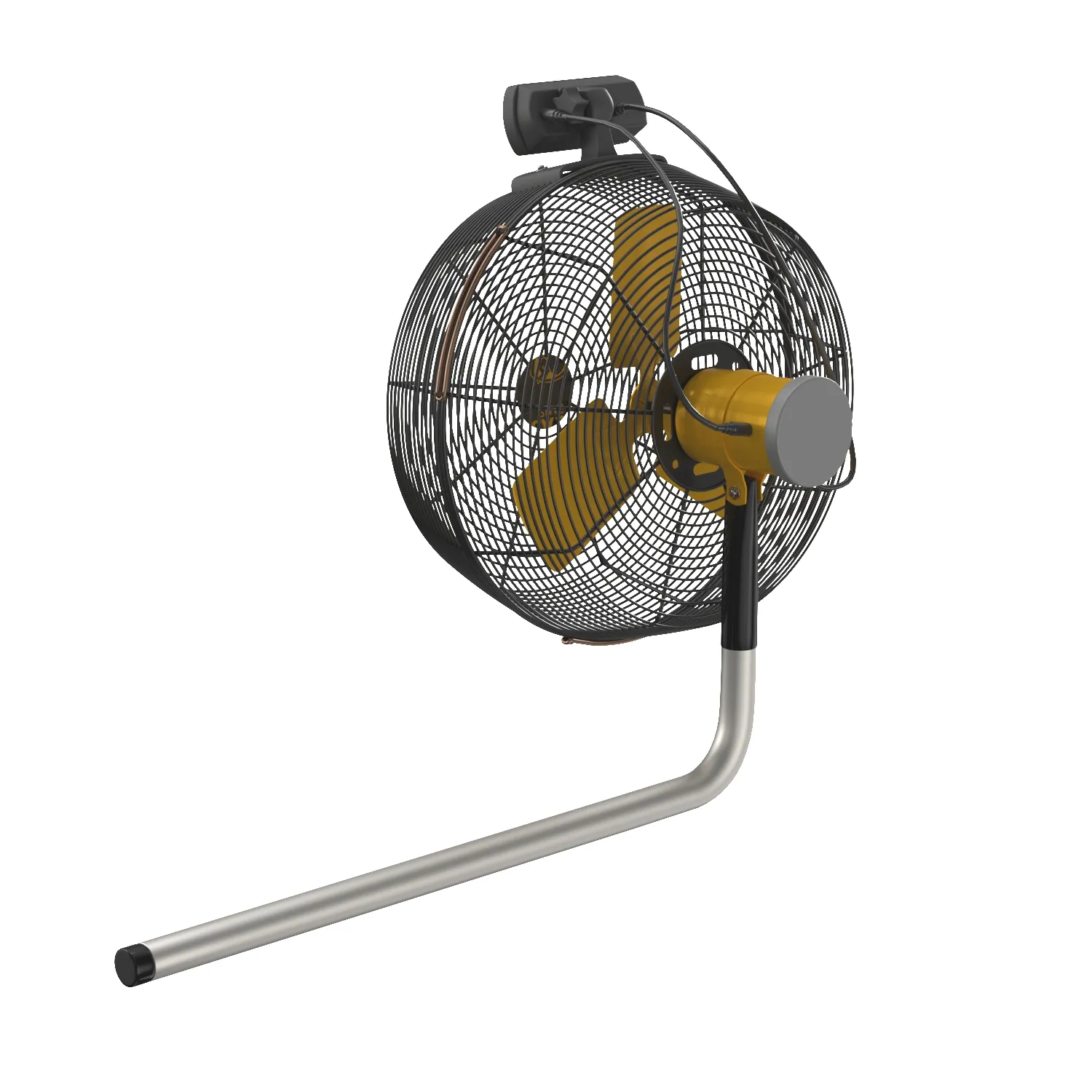 AirEye C Channel Mount fan By Big Ass Fans 3D Model_04