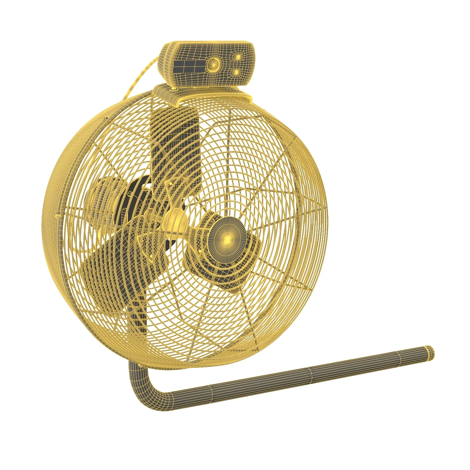 AirEye C Channel Mount fan By Big Ass Fans 3D Model_07