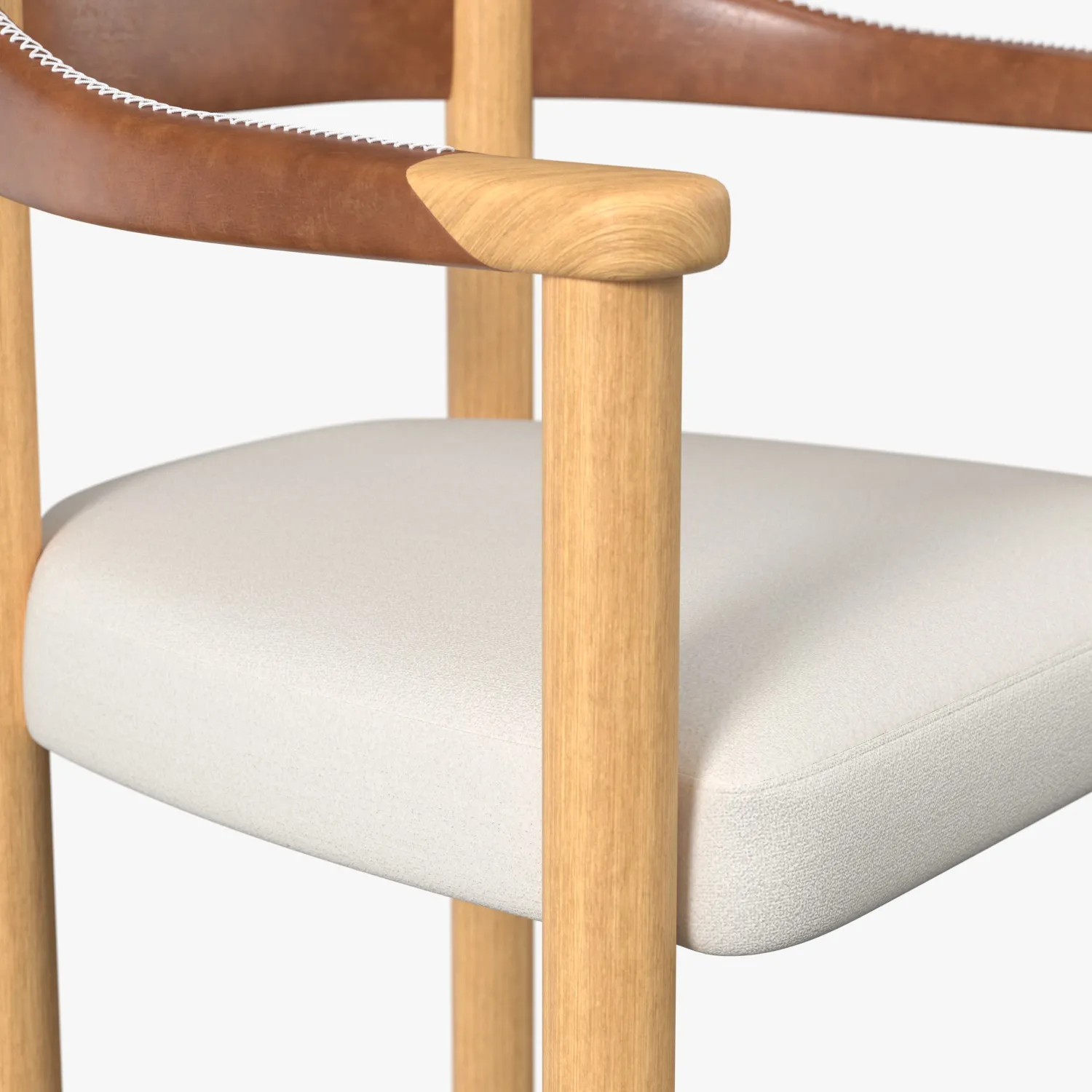 Amber Lewis Anthropologie Caillen Dining Chair PBR 3D Model_05