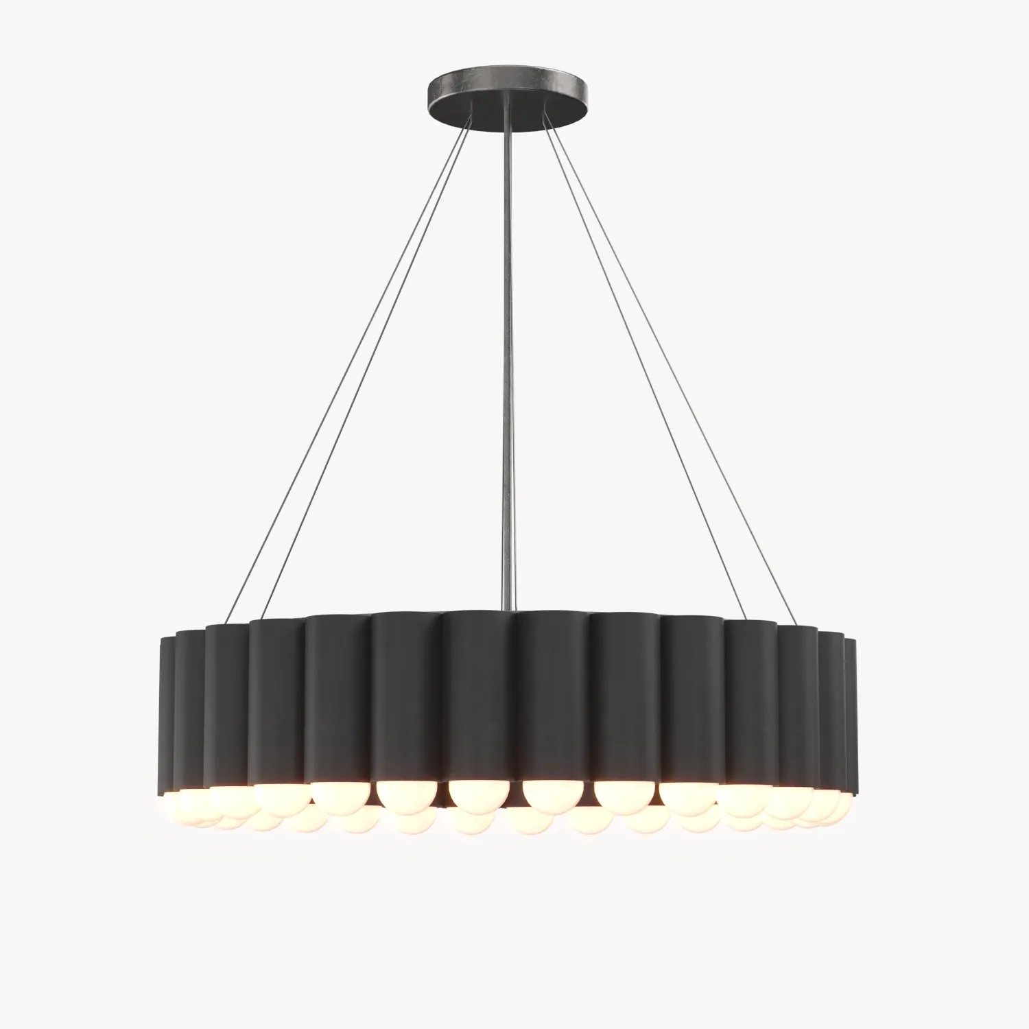 Carousel Chandelier PBR 3D Model_03