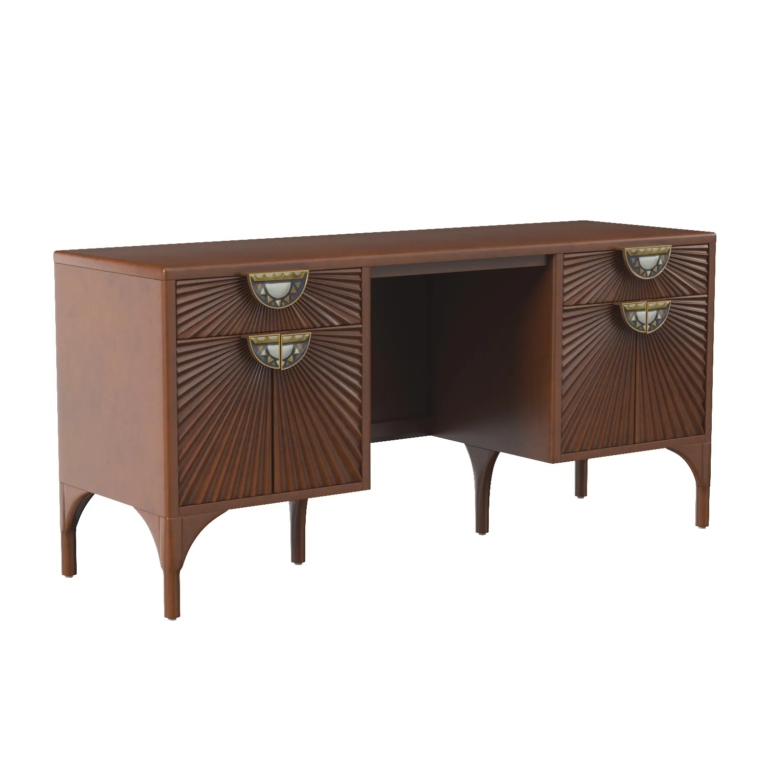 Daybreak Executive Desk PBR 3D Model_01